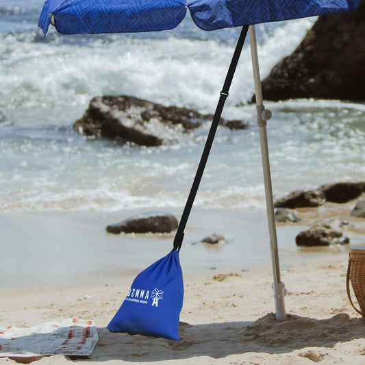 AMMSUN Beach Umbrella Sand Bag Umbrellas Anchor Weight Bags Anchor for Heavy Duty High Wind Resistant Beach Shade Tent Outdoor Canopies Windproof Portable Safe Stand Holder Universal Fit