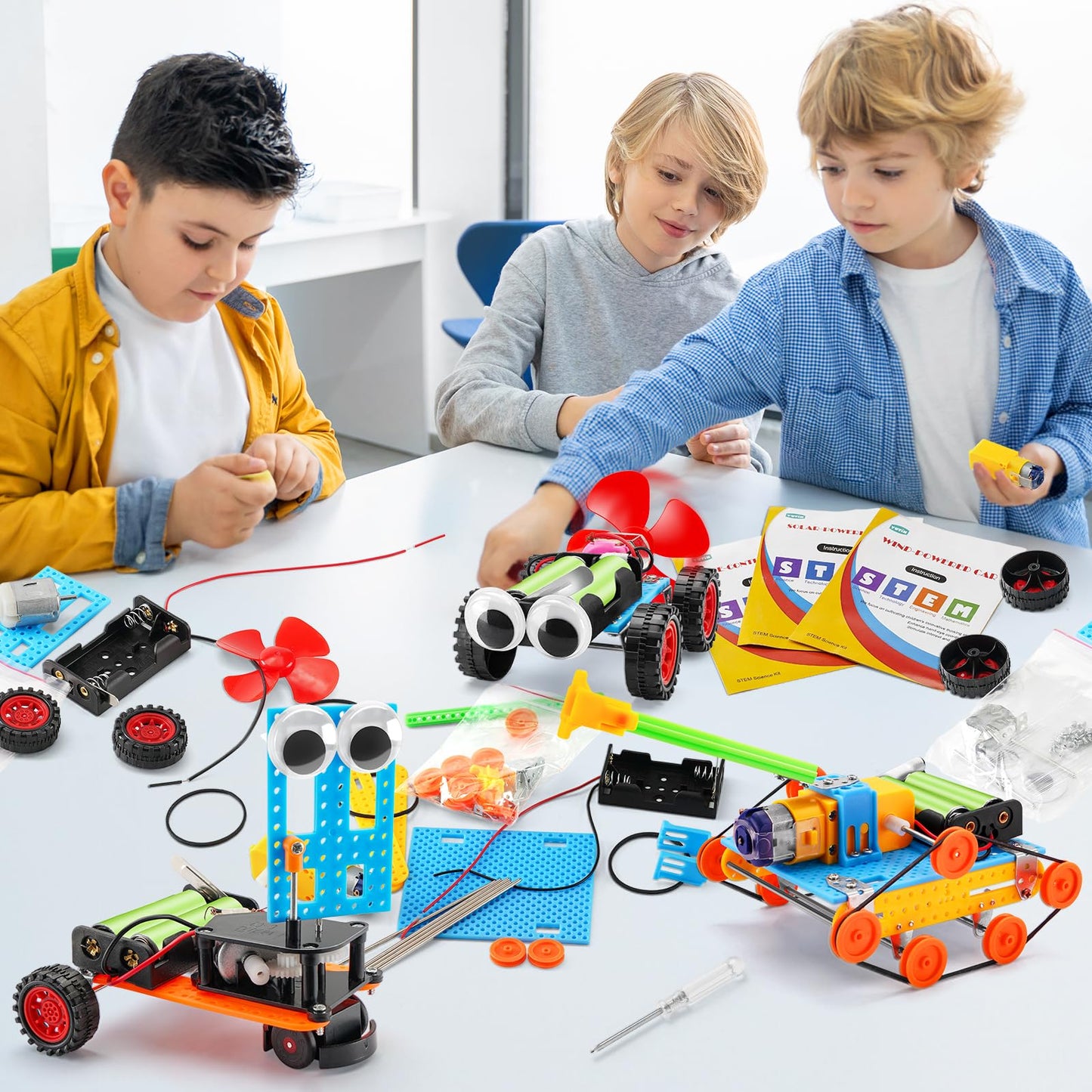 Robot STEM Kits for Kids Age 8-10, STEM Toys for Ages 8-13, Science Building Kit for Boys 6-8 8-12, Robotics Engineering Experiments Projects for 8 9 10 12-14 Year Old Boys Girls Birthday Gift