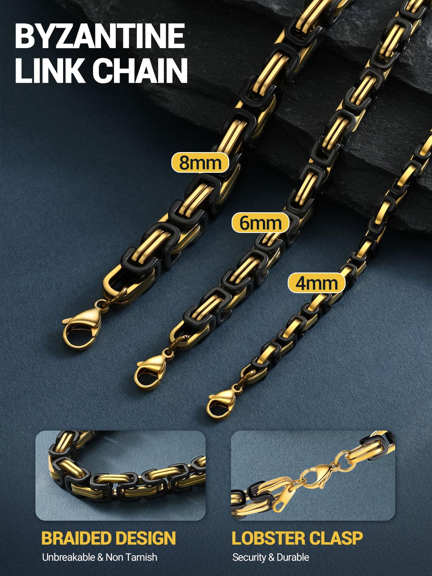 PROSTEEL Chains For Men Necklace Chain Aesthetic Jewelry Long Necklace