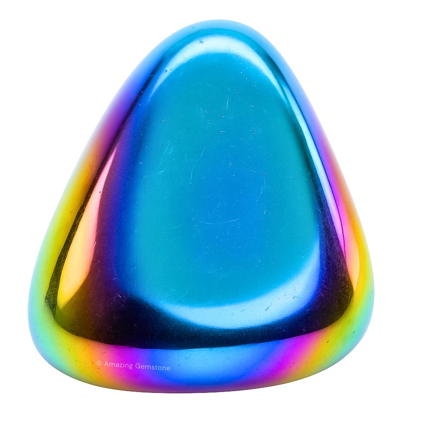 Amazing Gemstone Titanium Aura Quartz Crystals and Healing Stones Tumbled - 1 Oz Titanium Aura Quartz Stone, Healing Stones for Energy Balance, Stress Relief - Polished Gems Rocks