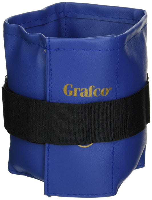 Graham-Field Exercise Weight, 4 lbs (1.81 kg), Wrist and Ankle Adjustable Workout Weights, Blue, 1897