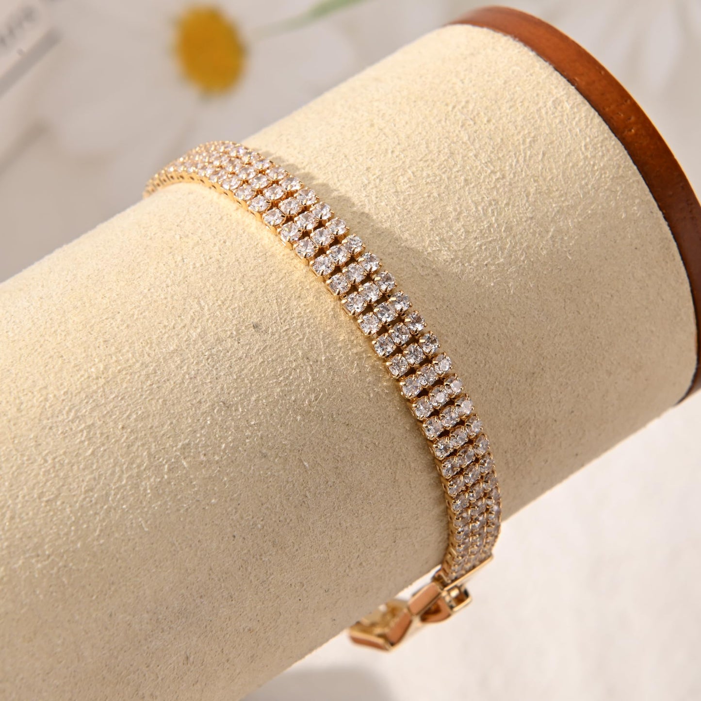 Ginyejly 14K Gold and Silver Plated Special Cain Link with Toggle Clasp Closure in Daily or Party for Women Fashion Jewelry Gifts (tennis CZ)