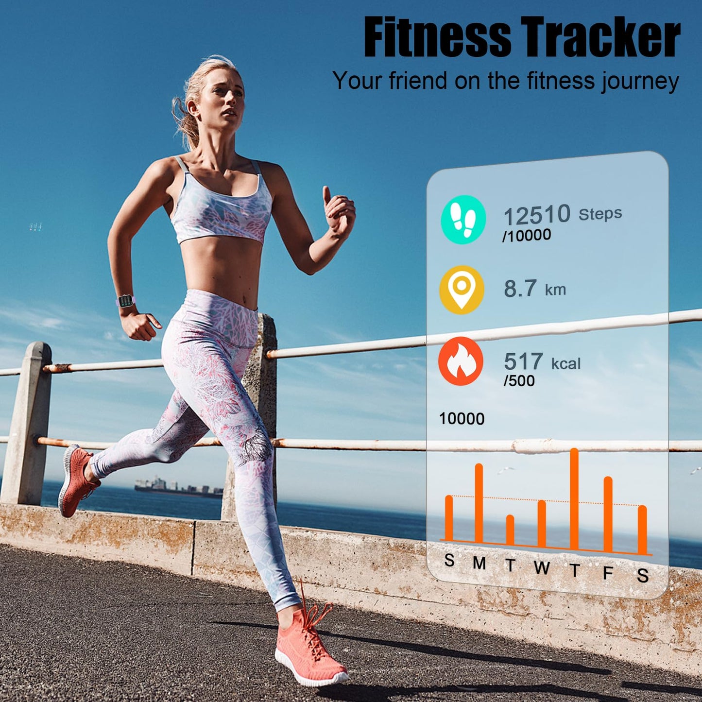 2026 Smart Watch for Men Women (Answer/Make Call), 1.96" HD Fitness Tracker Running Watch,IP68 Waterproof,Pedometer, Sleep/Step/Activity/Heart Rate Monitor,110+ Sport Mode Smartwatch for Android Phone