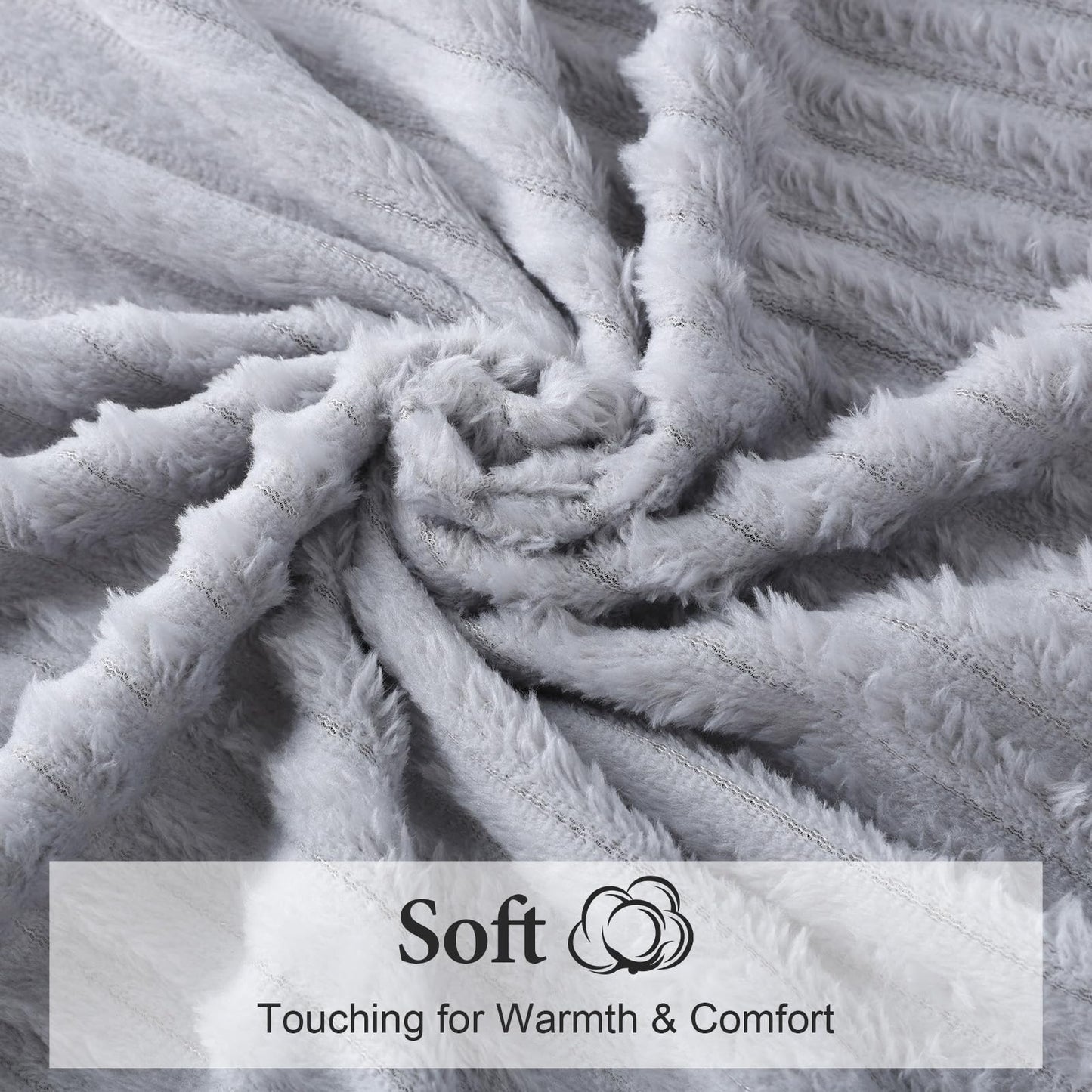 Himake Cozy Office Chair Blanket, Grey Striped Flannel Fleece Desk Wearable Blanket for Work, Work from Home Gifts & Practical Gifts for Cold People Stay Warm with Chair Wrap Attaches