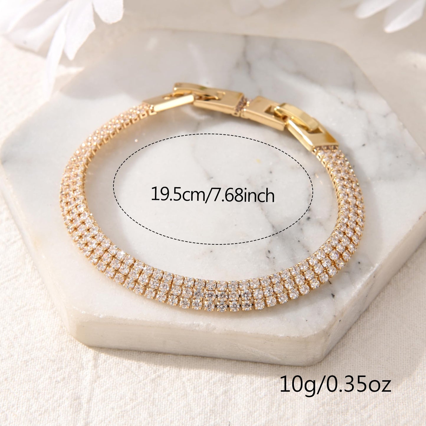 Ginyejly 14K Gold and Silver Plated Special Cain Link with Toggle Clasp Closure in Daily or Party for Women Fashion Jewelry Gifts (tennis CZ)