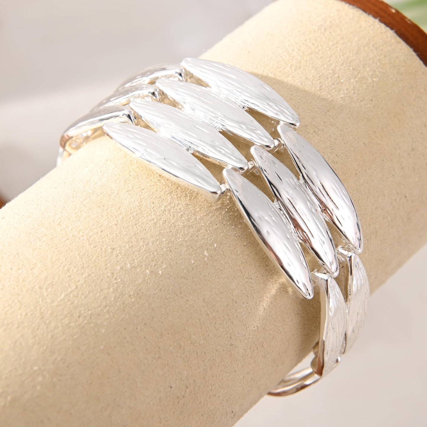 Ginyejly 14K Gold and Silver Plated Special Cain Link with Toggle Clasp Closure in Daily or Party for Women Fashion Jewelry Gifts (silver diamond)