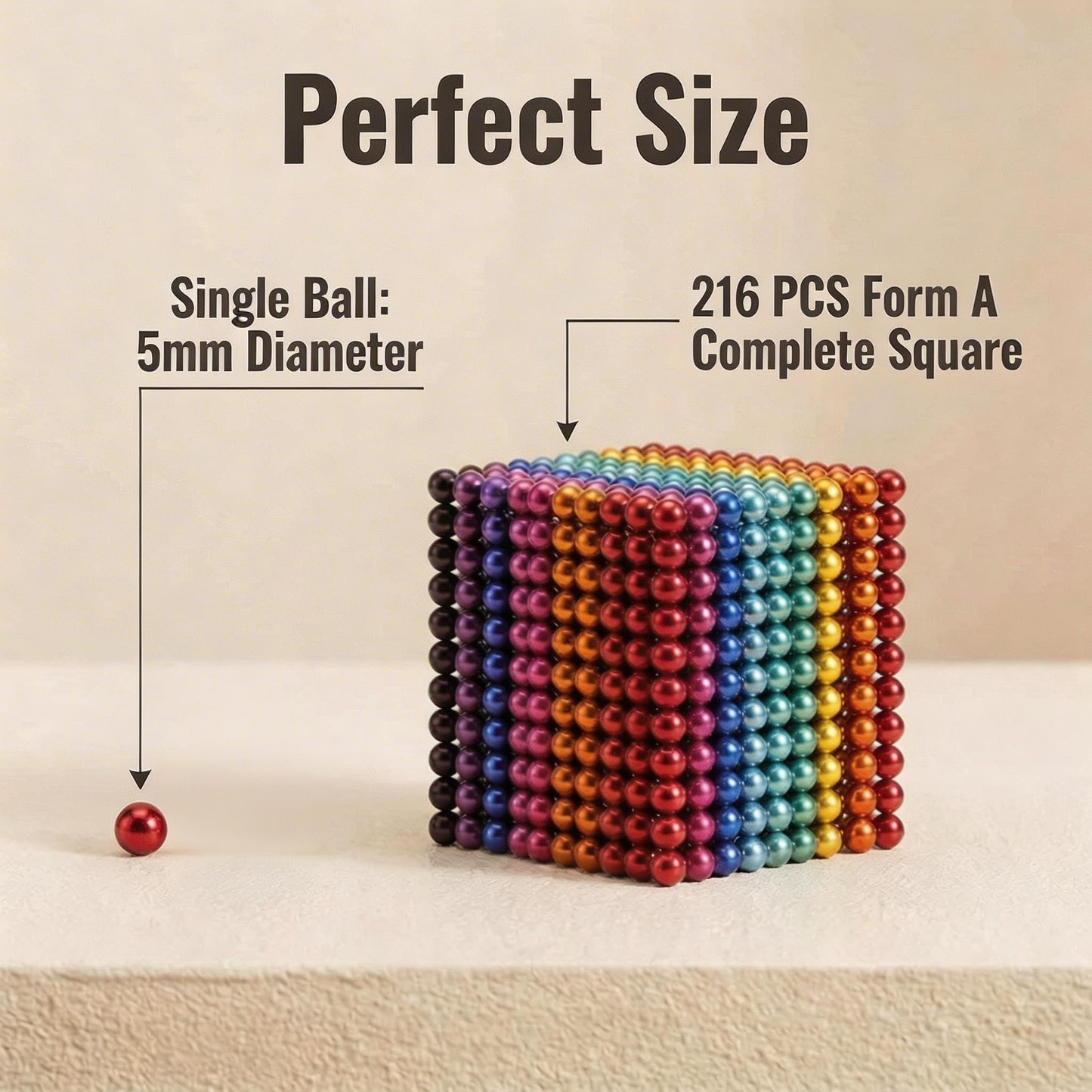 5MM 231PCS！Upgraded Building Desk Toys for Stress Relief,Fidget Toys Stress Reliever Office Putty Toys Slime for 16+ (AQ-7)