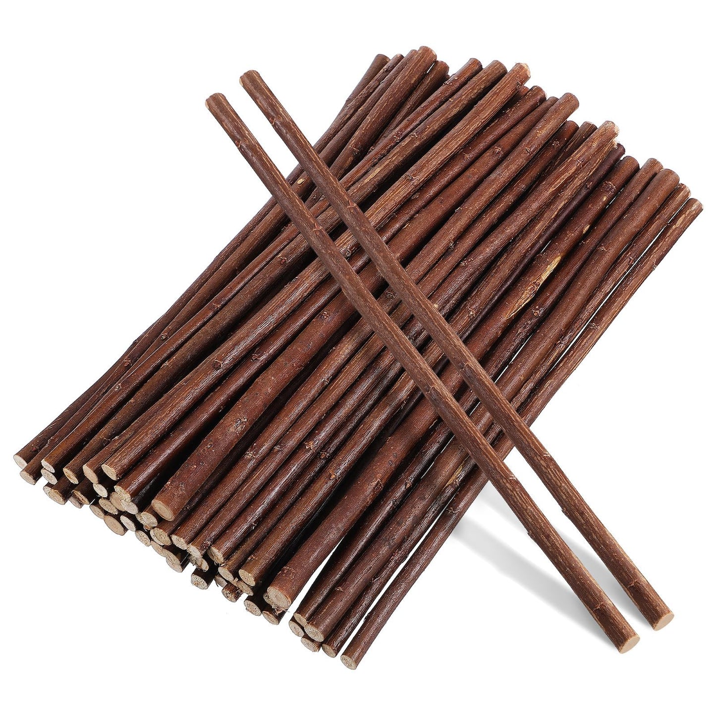 Tofficu 50 Pcs 11.81 Inch Natural Wood Sticks Dried Branches for Crafts DIY Wood Twigs for Floral Arrangements Wedding Centerpieces Rustic Home Decoration