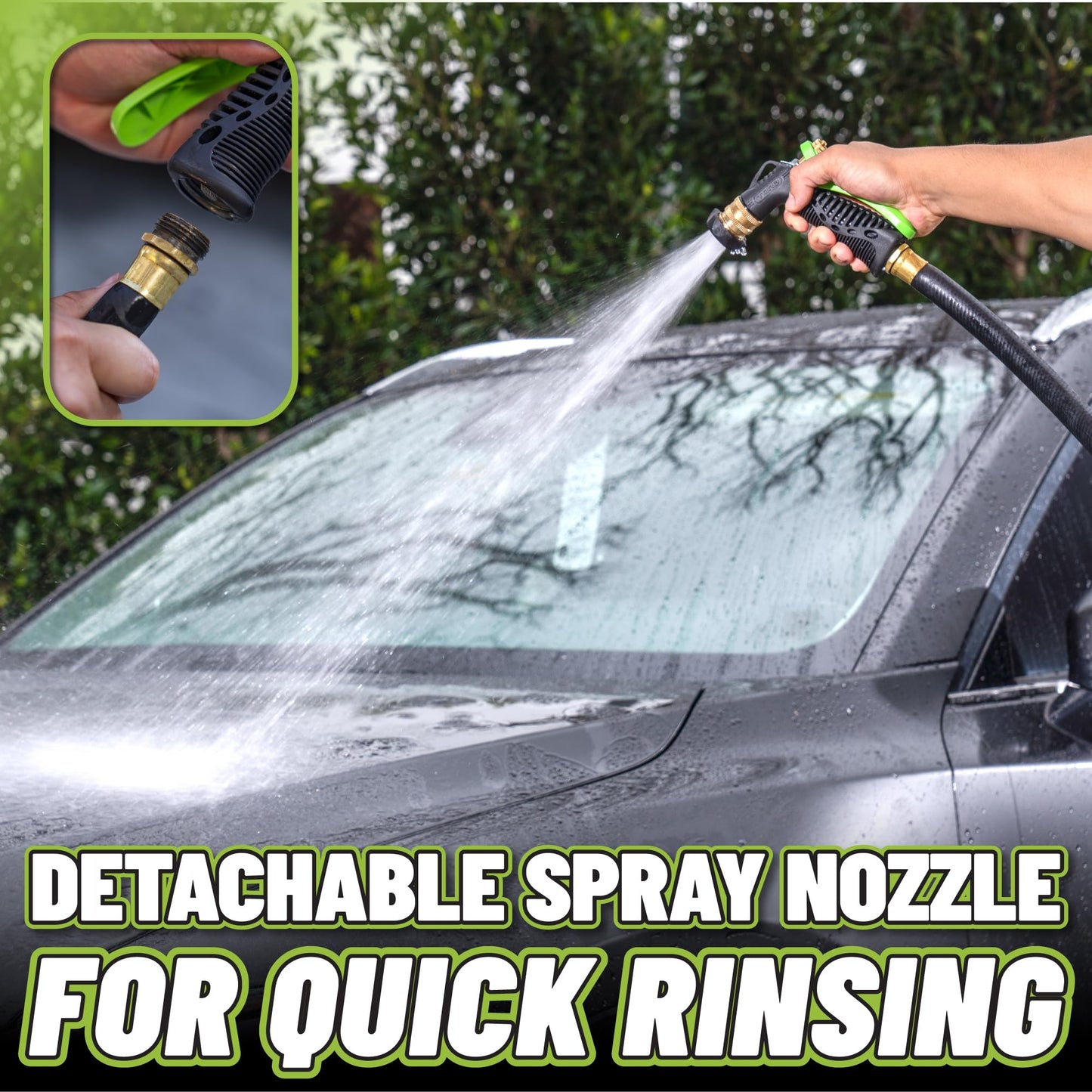 Chemical Guys TORQ Foam Blaster 6 - Foam Cannon Garden Hose Attachment, Easy to Use, Sprays Thick Suds for Safe Washing Trucks, SUVs, Motorcycles, RVs, and Other Vehicles