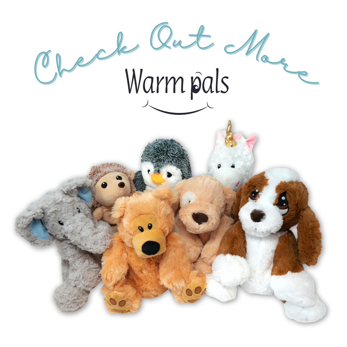 Hound Dog - Microwavable & Weighted Plush Stuffed Animal - Heated Plushie for Warmth - Cute, Soft, Cozy Toy for Adults & Children (Boys, Girls, & Toddlers) by Warm Pals