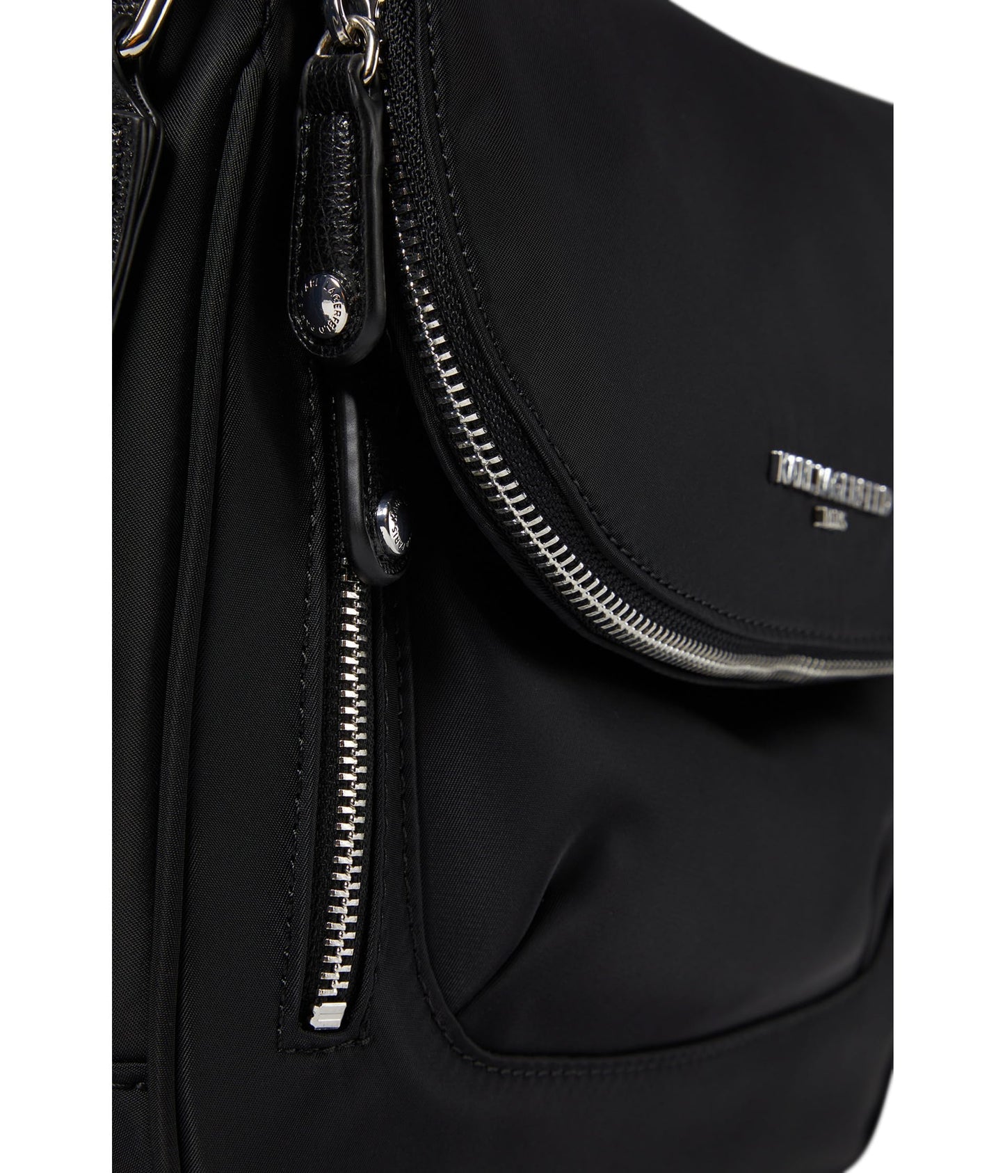 KARL LAGERFELD Paris Women's Handbags Messenger,Black/Silver,1SZ