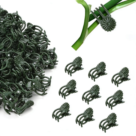 Plant Clips Orchid Clips 60PCS Plant Clips for Climbing Green Plants Orchid Clips for Plants Support Garden Clips Plant Support Clips Vine Clips Plant Clips for Outdoor Plants Support Stem Vines Stalk