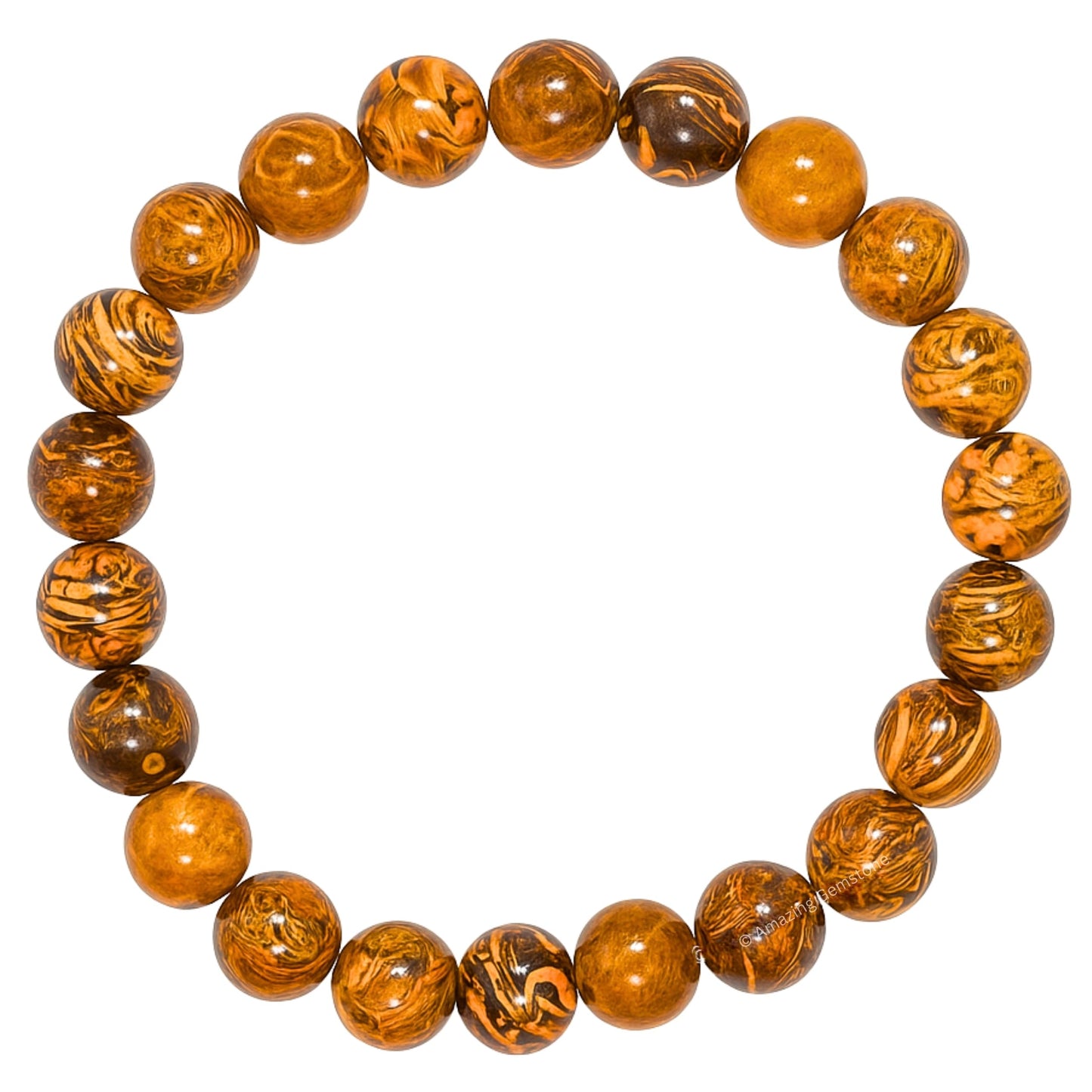 Amazing Gemstone Crystal Bracelet for Women Men's Gifts - Protection Healing Crystal Bracelet - 8mm Gemstone Beaded Stretchable Bracelet Pulseras Para Hombres Mujer Stocking Stuffers Mothers Day Gift (Mariyam Jasper)