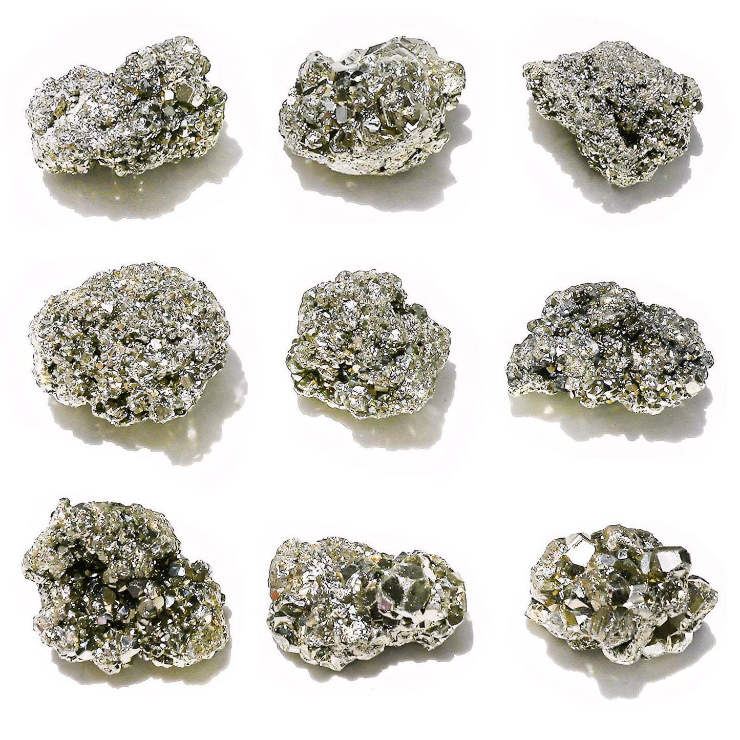 Wowagoga 2 Pack 4.5 Oz Natural Pyrite Stone Raw Pyrite Crystal for Cabbing Tumbling Reiki Healing
