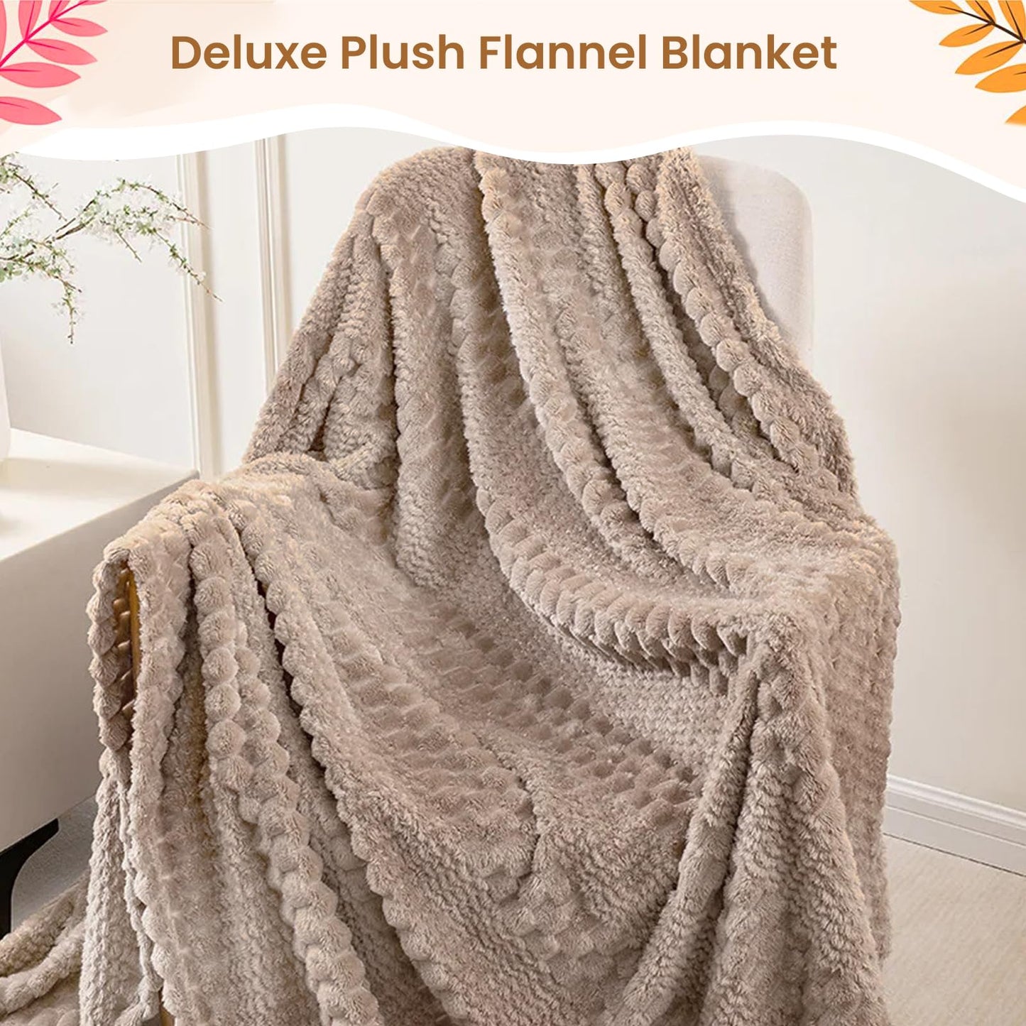 Mothers Day Birthday Gifts for Women Unique Self Care Gift Baskets Relaxing Spa Gifts with Luxury Flannel Blanket - Care Package for Her Mom Wife Friends Sister Girlfriend Coworker Sending Hug Baskets