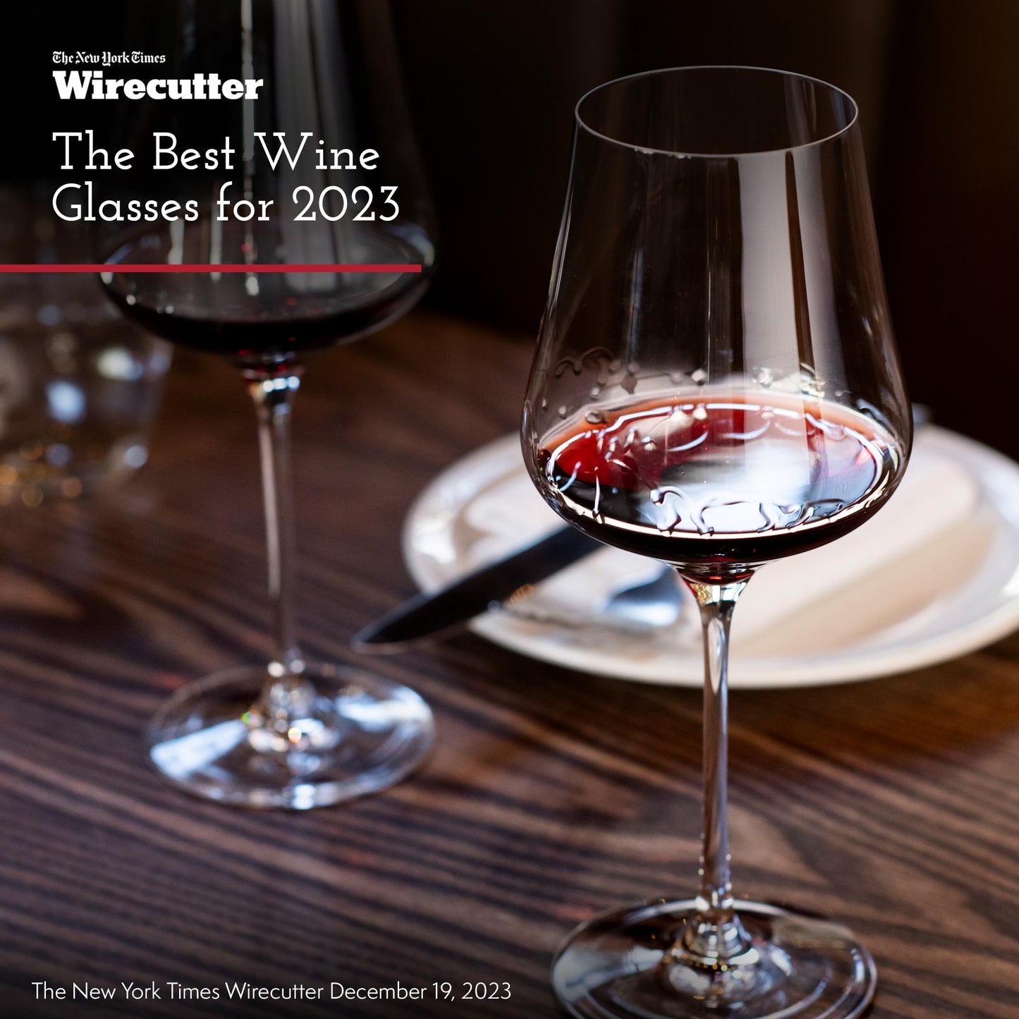 Gabriel-Glas StandArt Crystal Wine Glasses, Set of 4 with Gift Boxes - Premium, Universal Wine Glass for Red and White Wine - Dishwasher Safe, Lead-Free, 16 oz.