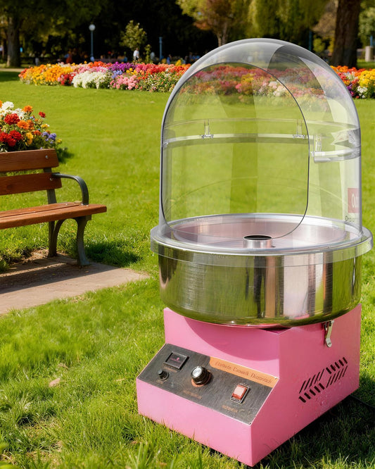 Cotton candy machne and dome