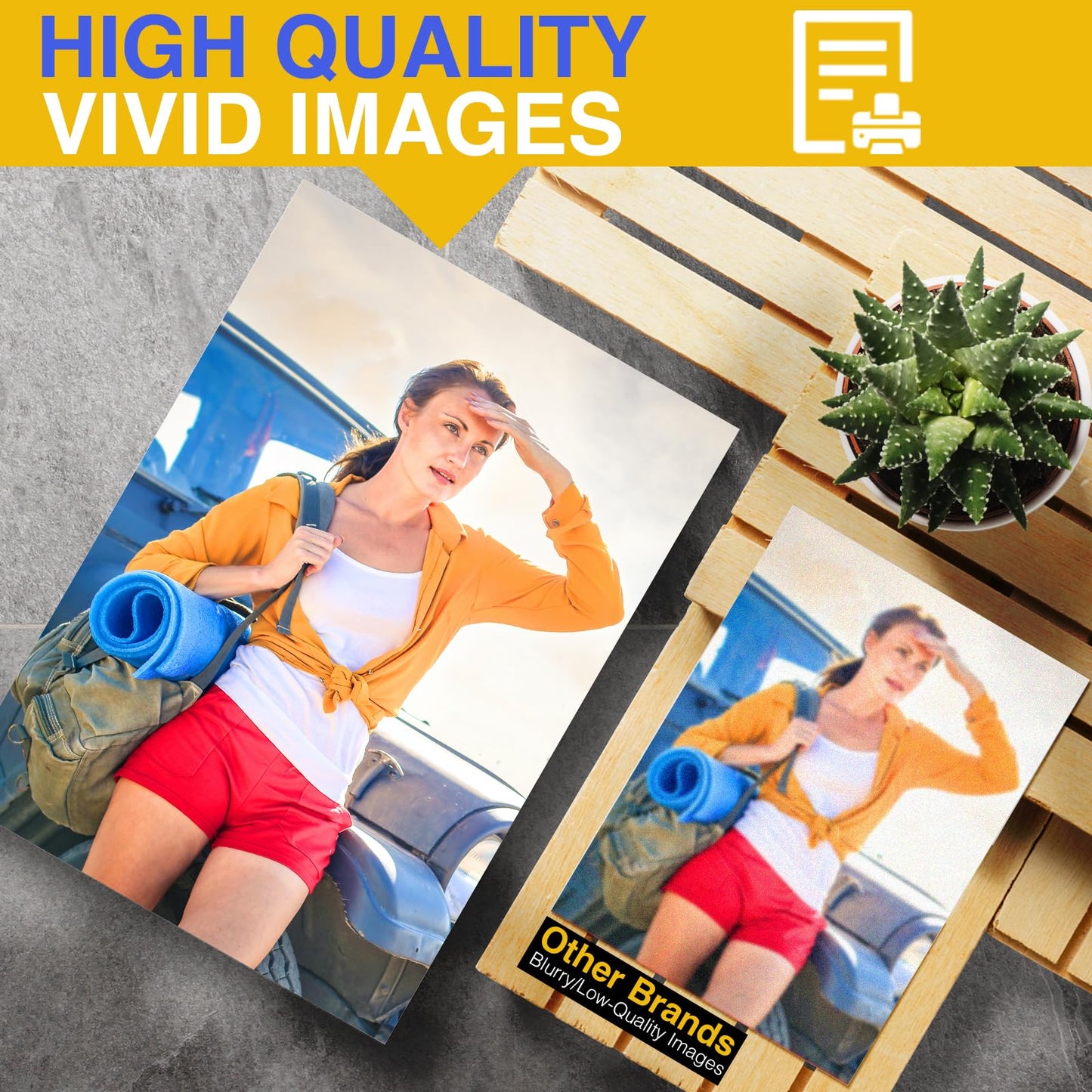 JINGZHAN Printable Magnetic Paper Non-Adhesive, 8.5" x 11" 12 Mil for Inkjet Printer & DIY Crafts, 20 Sheets