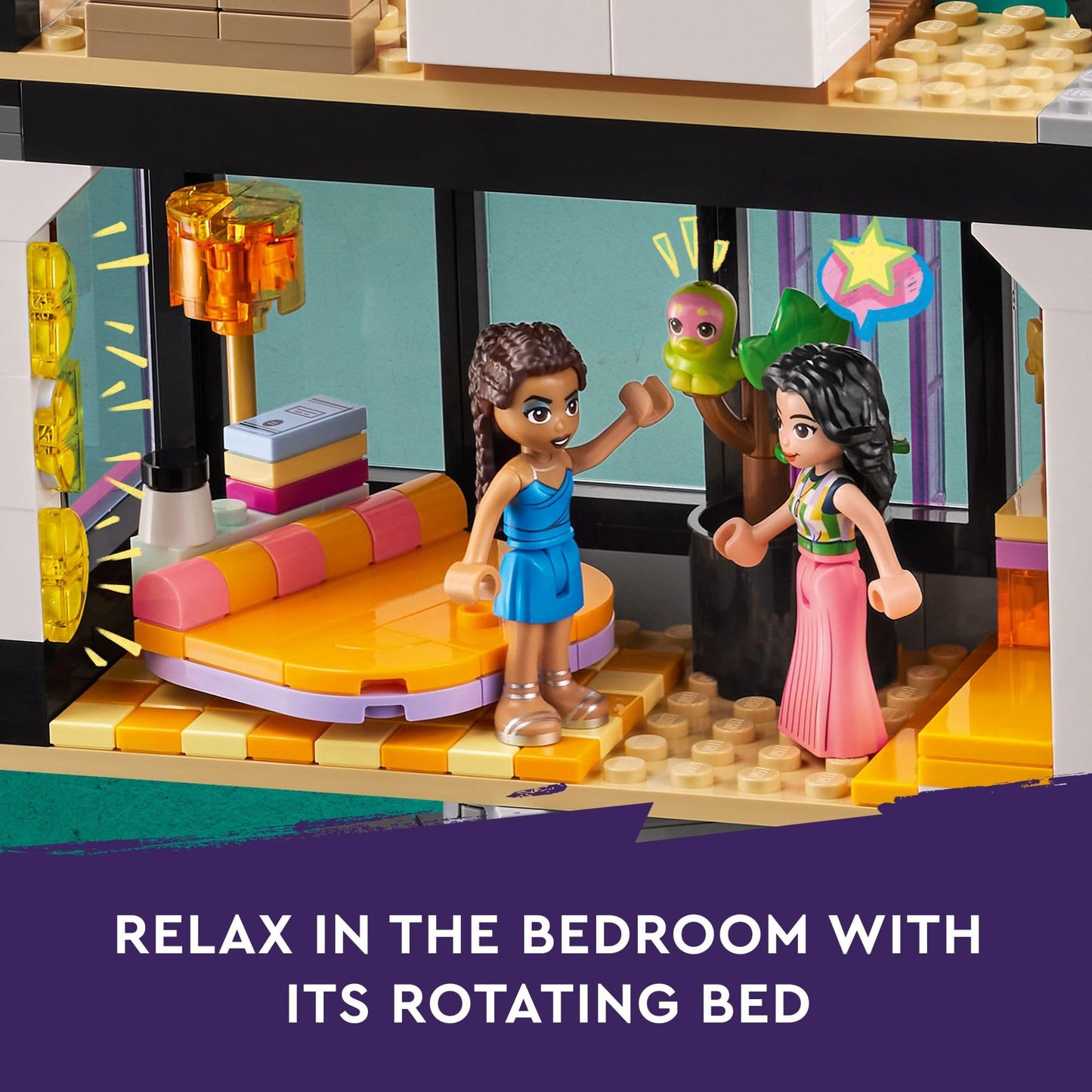 LEGO Friends Andrea's Modern Mansion Doll House - Gift for Christmas - 4 Story Toy House Building Toy Set for Kids, Girls and Boys, Ages 14+ - Includes 11 Characters - 42639