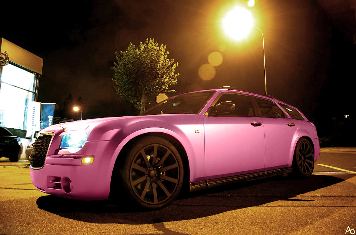Matte Pink 60 Inch x 300 Inch 125sq ft Cast Decal Automotive Use Bubble and Air-Free Car Wrap Vinyl Exterior 3MIL-VViViD8