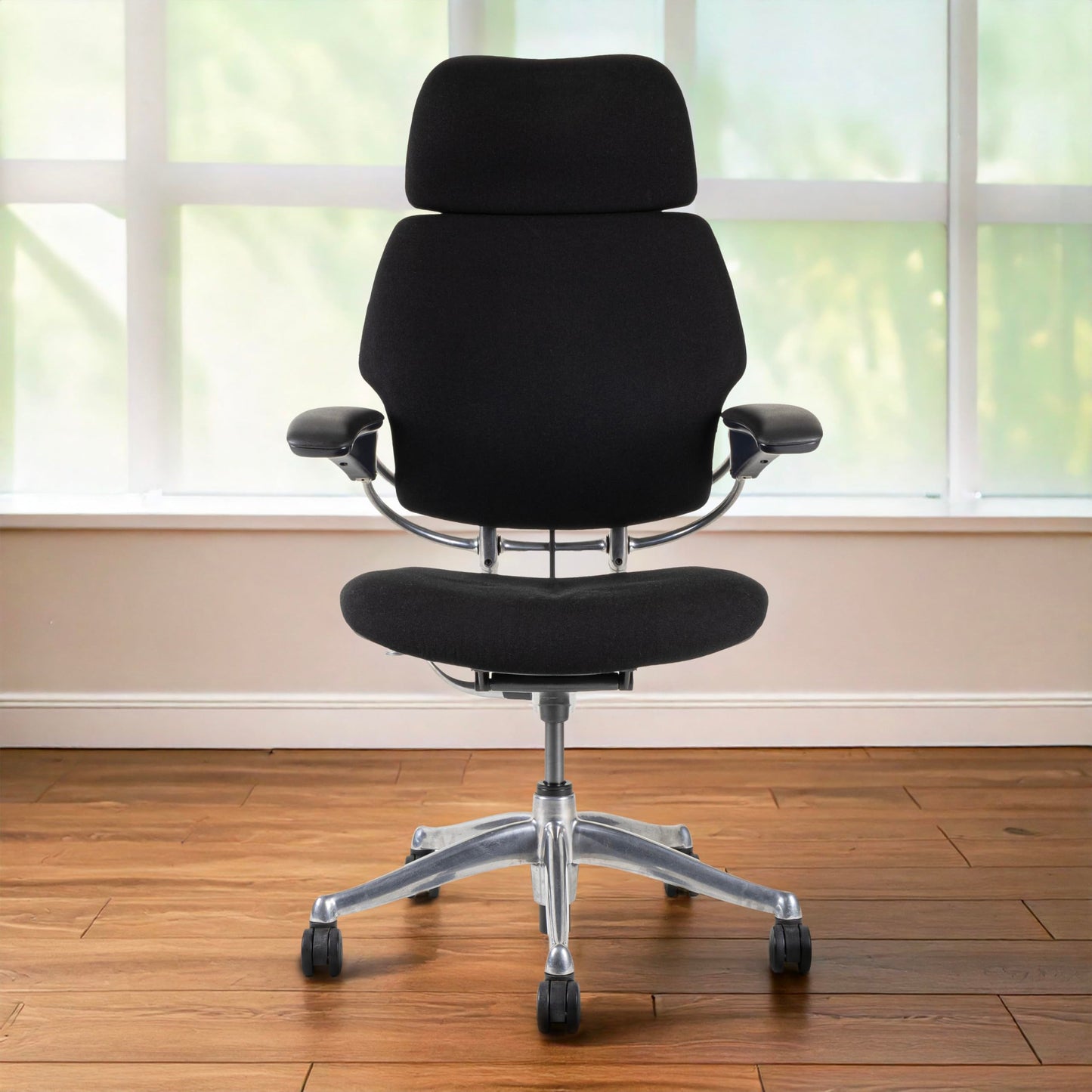 CHAIRORAMA Certified Refurbished Freedom Chair with Headrest (𝙍𝙚𝙛𝙪𝙧𝙗𝙞𝙨𝙝𝙚𝙙) | Ergonomic Weight-Sensitive Recline, Dynamic Head & Lumbar Support | Premium Comfort, Sustainable Build