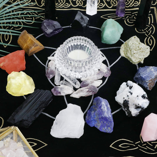 Orientrea Raw Lapis Lazuli Rough Crystal with Clear Quartz, Natural Lapis Lazuli Crystal and Healing Stones for Tumbling, Decoration, Polishing, Wire Wrapping, Wicca & Reiki 2PCS