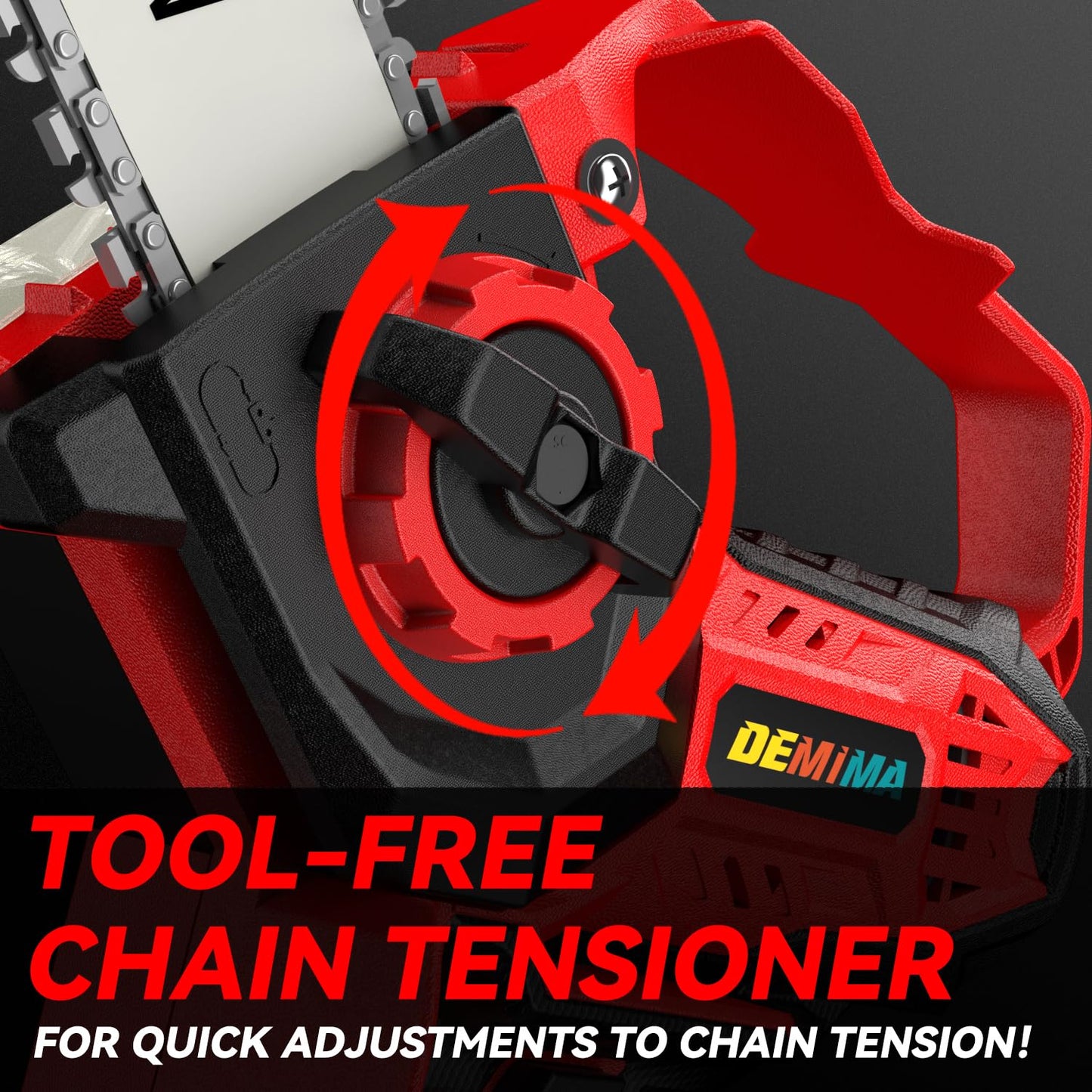 Mini Chainsaw for Milwaukee Battery, 8-Inch and 6-Inch 2-in-1 Cordless Electric Chainsaw with Brushless Motor and Auto-Oiler, 800W Hand Chainsaw for Tree Pruning Wood Cutting (No Battery)