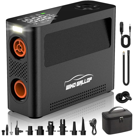 Paddle Board Pump - 150PSI Paddle Bord Air Compressor, 4X Faster Electric Pump with 9 Modes, All-in-One Auto Air Pump for Car Tires, Motor Bike, Ball, SUP, Tent, Kayak, Float