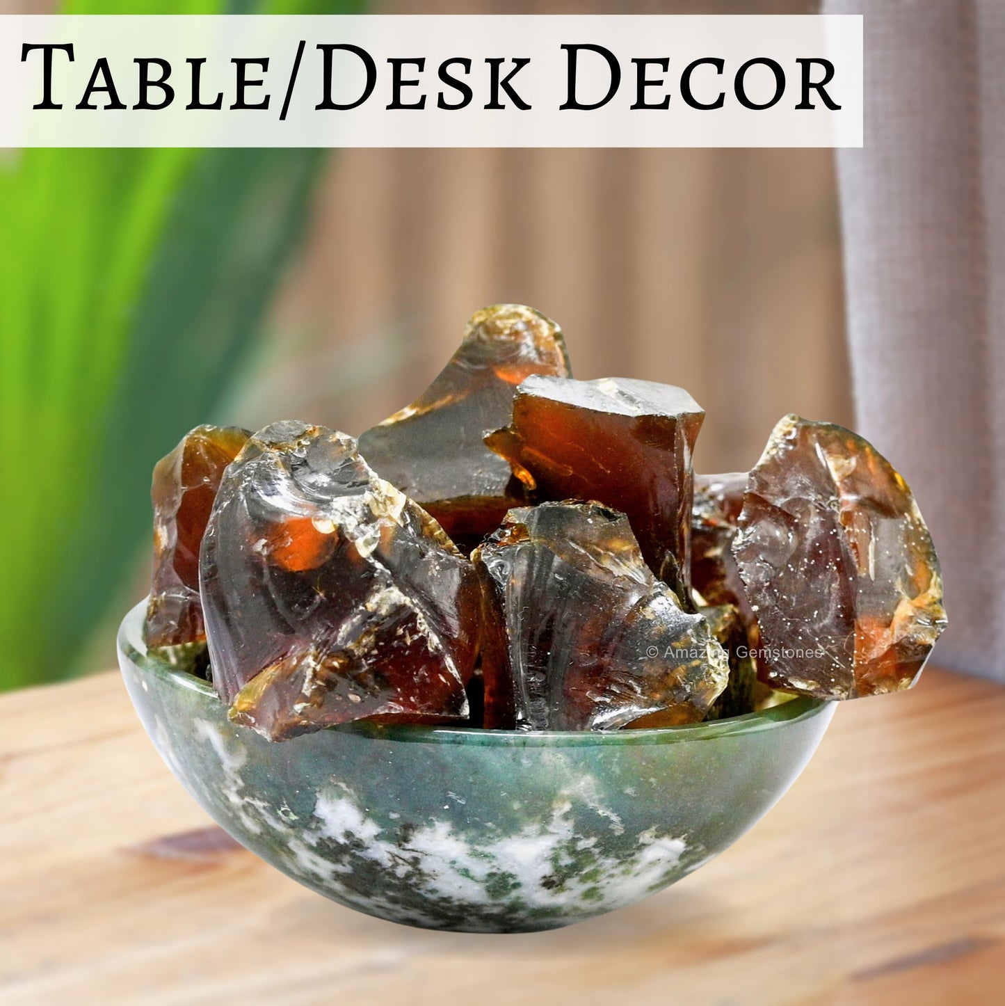 Amazing Gemstone Amber Raw Crystals and Healing Stones, Natural Rocks for Tumbling and DIY Raw Stones and Crystals (1 Piece)