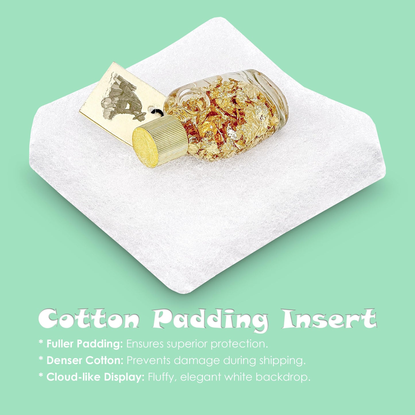 TheDisplayGuys - 25-Pack #32 Cardboard Linen Paper Jewelry Gift Boxes w. Cotton Padding - Gold (3.3" x 2.3" x 1.0")