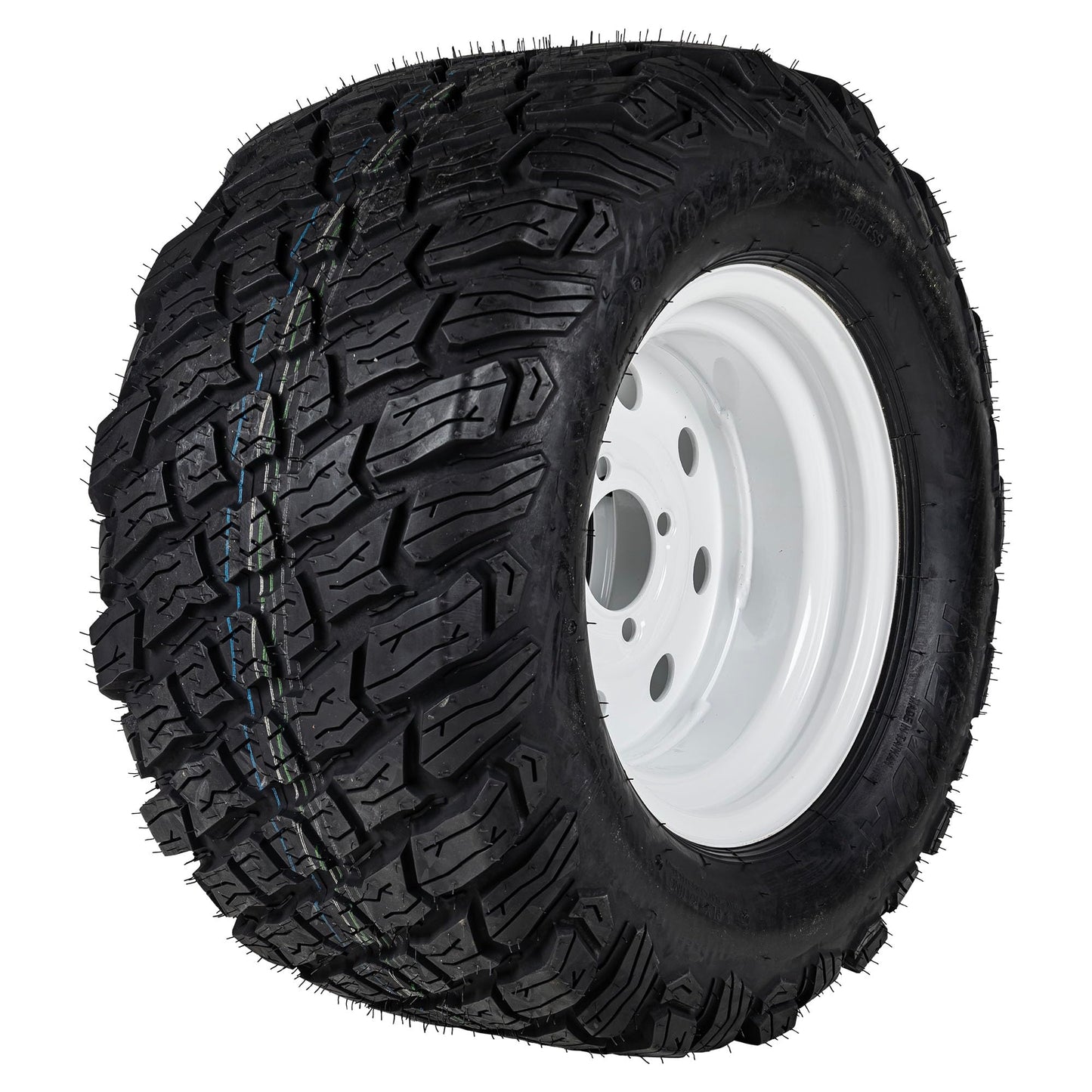 8TEN Wheel and Tire 24x12-12 for Exmark Lazer Z John Deere ZTrak Pro M R Series Offset -1.125 2 Pack
