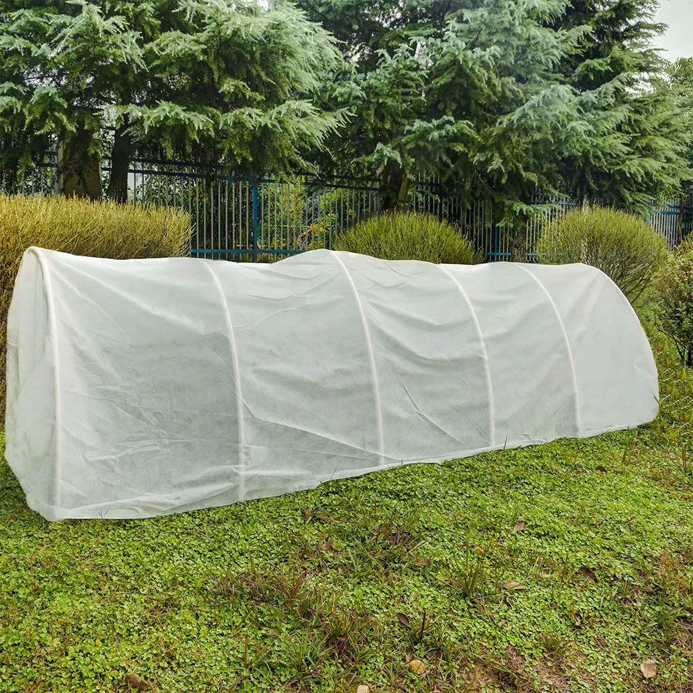 Agfabric Plant Covers Freeze Protection Frost Blankets for Plants 10'x15' 0.55oz Row Covers Plant Cover Winter Frost Pests Protection,White