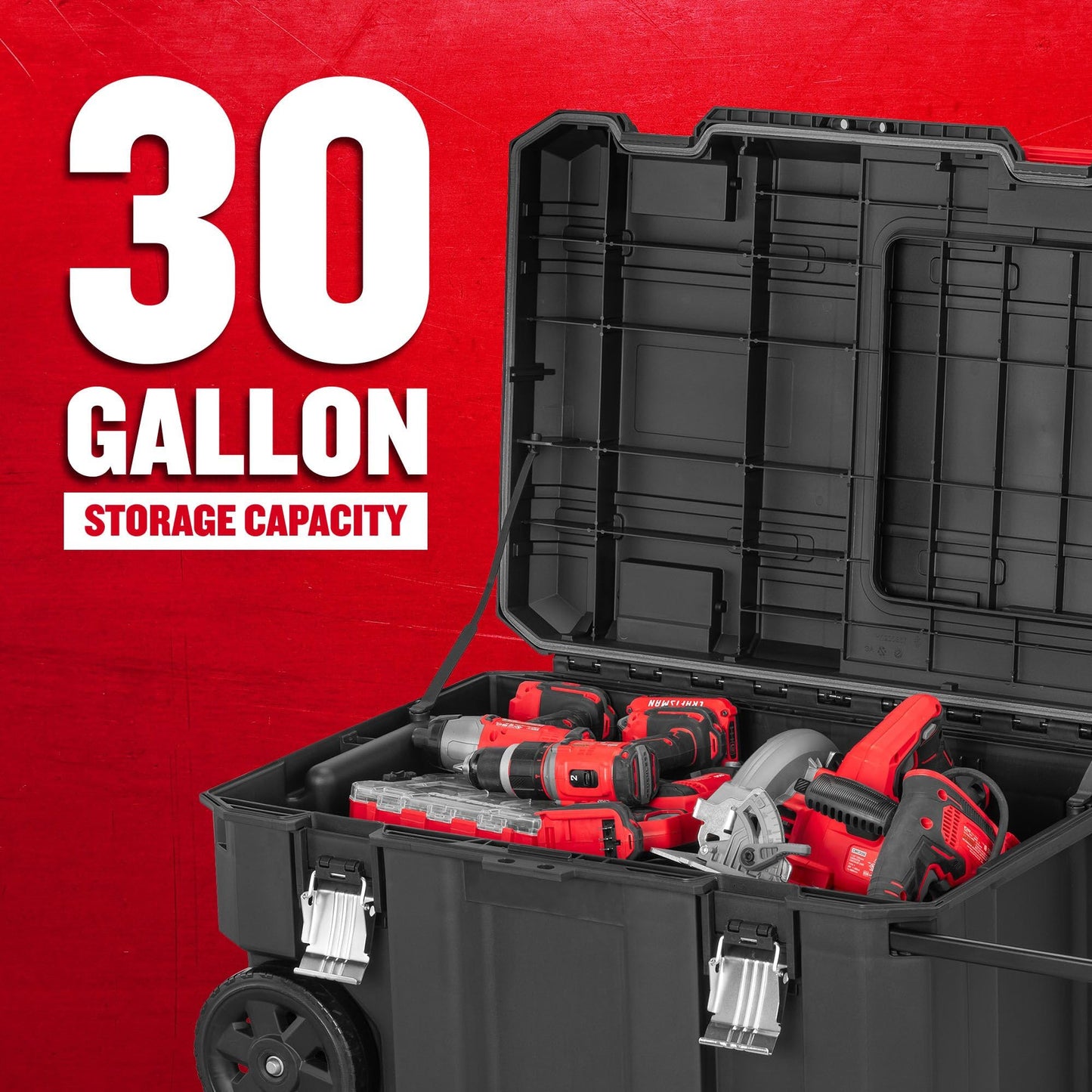 CRAFTSMAN VERSASTACK 30 Gallon Quick-Access Rolling Tool Chest (CMST17870)