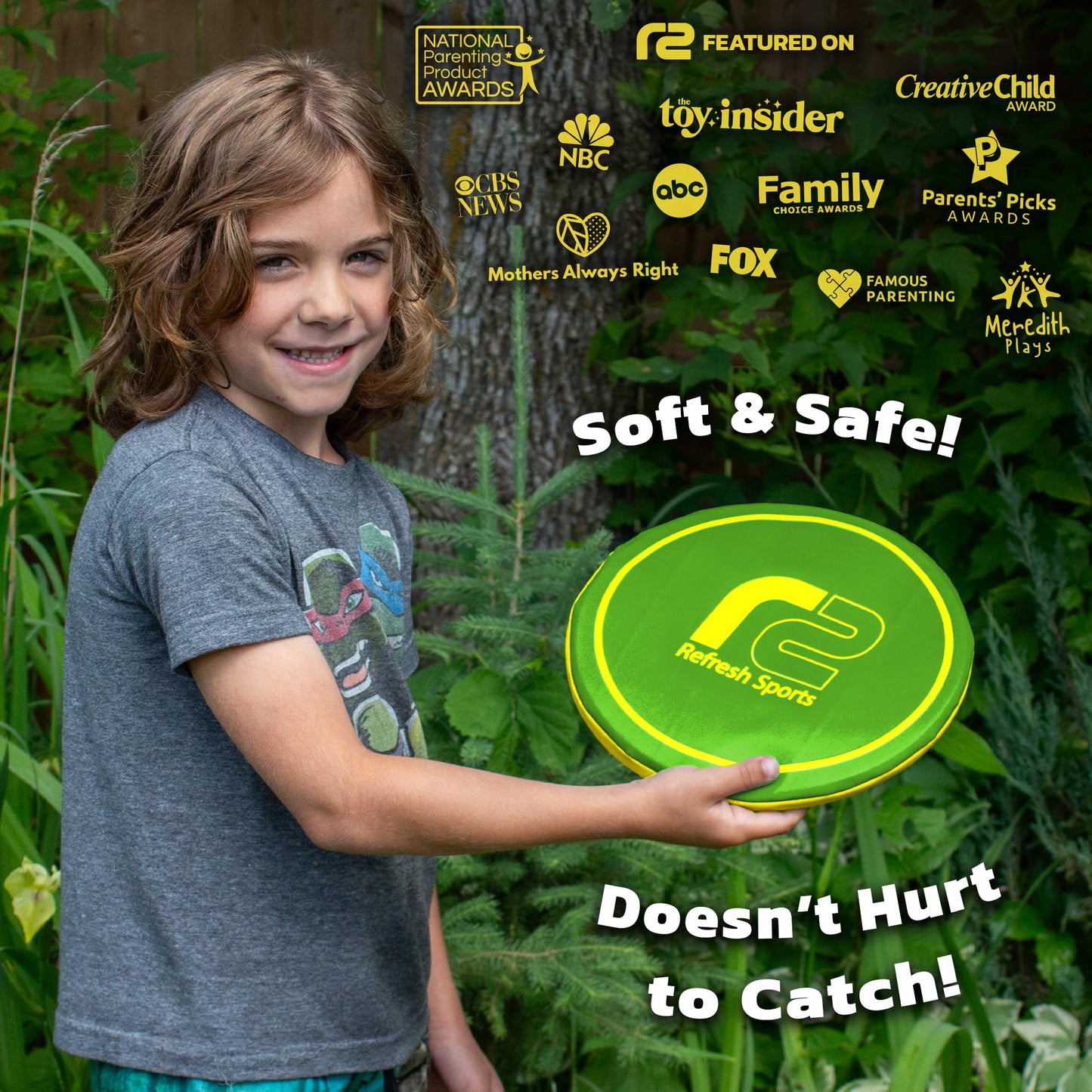 Soft Flying Disc – Fun Outdoor Toy for Kids, Teens & Adults – Easy to Catch - Fun Summer Gifts for Kids - Pool & Beach Games – Holiday Present Summer Gift for Boys & Girls Ages 3 4 5 6–12+