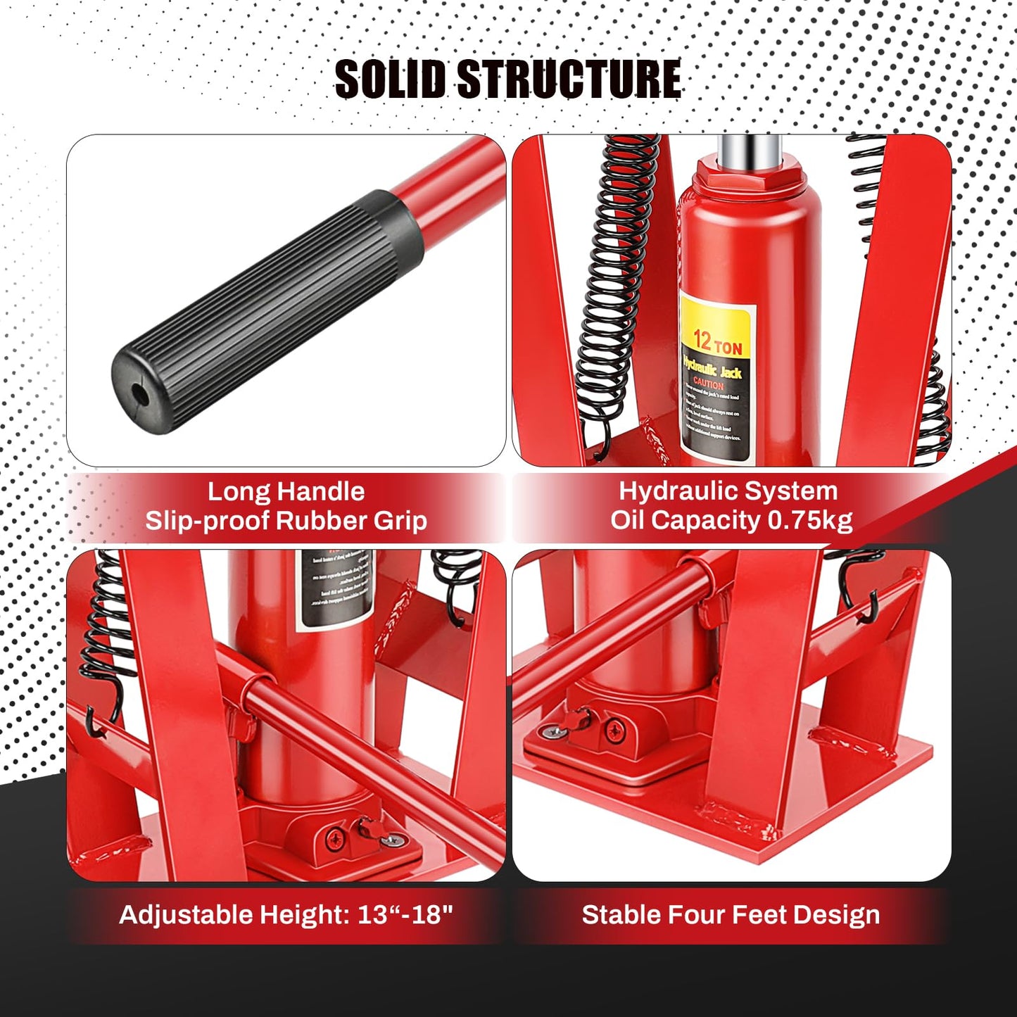 12 Ton Hydraulic Pipe Bender, Manual Copper Pipe Bender, 90°-180° Adjustable Rollers Hydraulic Tubing Bender with 6 Dies for Steel Iron Metal Ratcheting