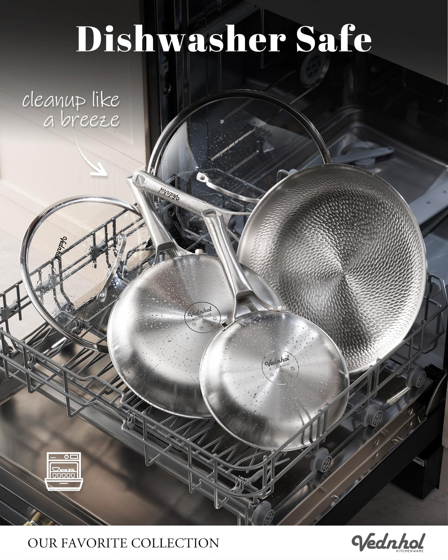 Titanium Pans set, 8+10+12Inch Pure Titanium Hammered Upgarde Pro with Two Lids, Non-Toxic Skillet for Cooking, PFAS/PFOA/PTFE Free Cookware, Dishwasher&Oven Safe, Kitchen Induction Compatible