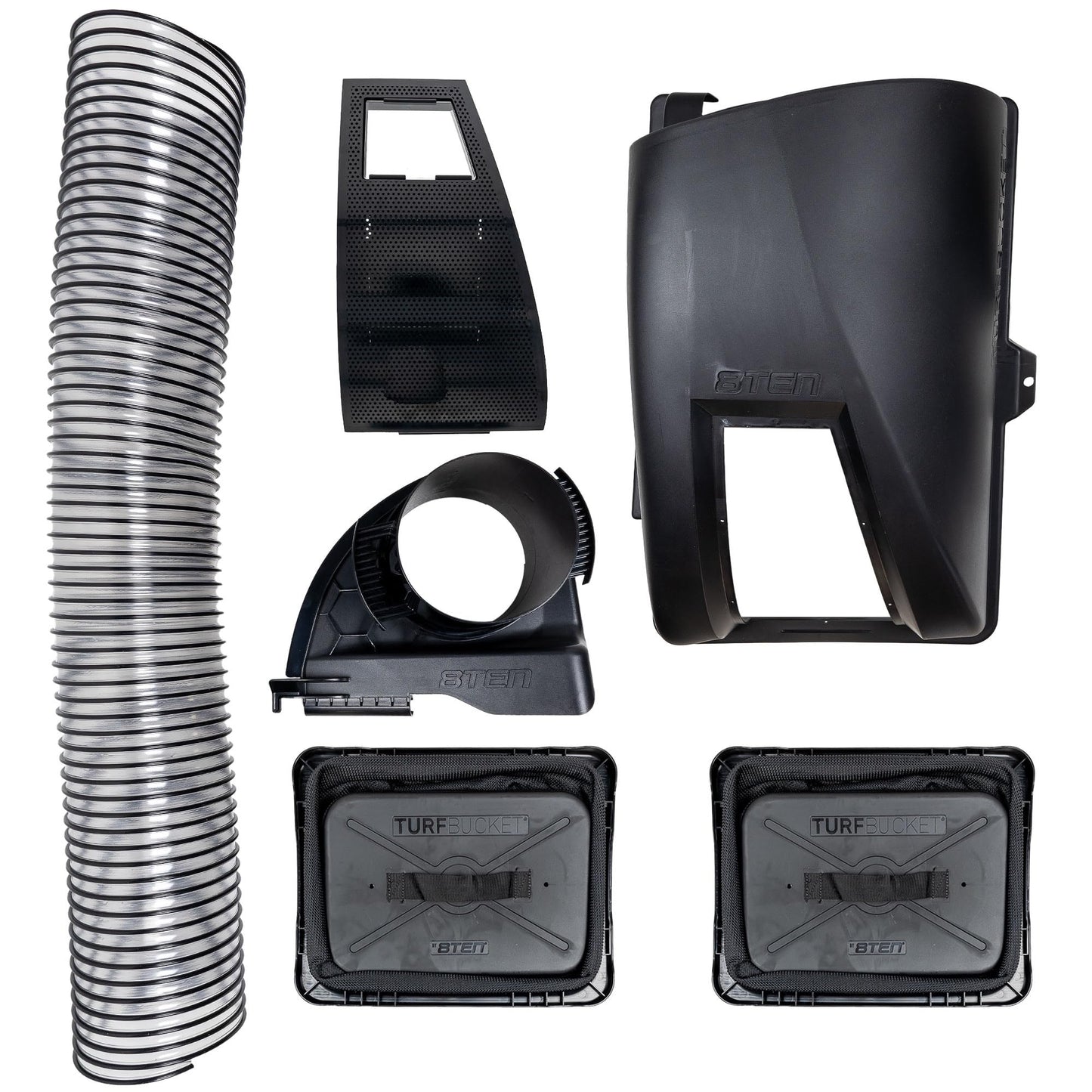 8TEN TURFBUCKET Grass Twin Bagger System for Toro Timecutter 4275C MX4275 MyRide 42 Inch FAB Deck Zero Turn