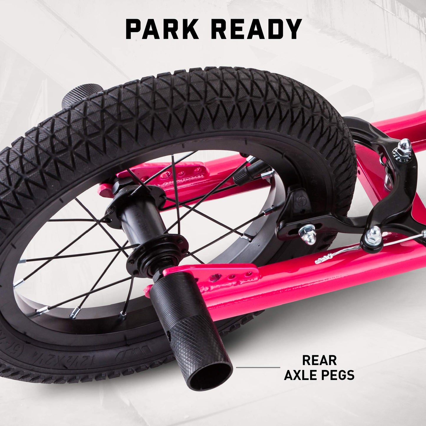 Mongoose Expo Scooter, Ages 6+, 12-Inch Air-Filled Wheels, BMX-Style Handlebars, Steel Frame, Wide Foot Deck, Axle Pegs, Freestyle Gyro Brake Rotor, Kick Scooter for Boys and Girls