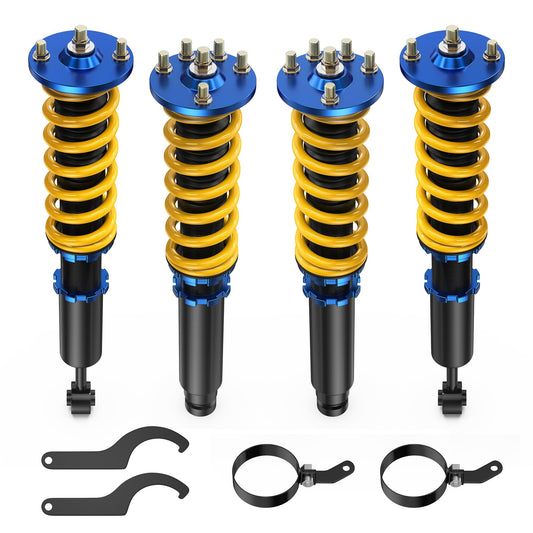 AUTOSTARSHIP Height Adjustable Coilover Lowering Kit Compatible for 2003-2007 Honda Accord LX EX DX SE (CM4/CM5/CM6 Sedan, CM7/CM8 Coupe) 2004-2008 Acura TSX Suspension Coil Spring Strut Shocks (4pcs)
