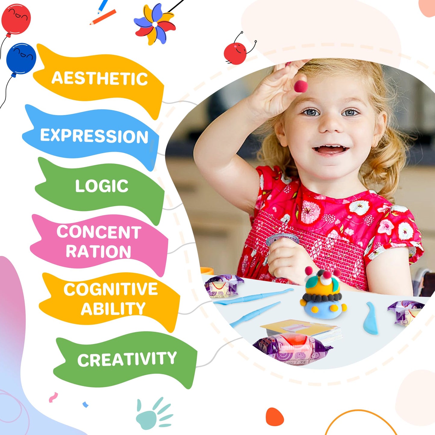 Air Dry Clay 102 Colors, Modeling Clay for Kids, DIY Model Magic Clay, Molding Clay Kit with Sculpting Tools, Non-Sticky Soft and Super Light, Arts and Crafts Gift for Boys Girls Kids