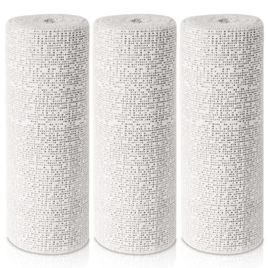 45ft - 211ft Plaster Cloth Rolls White Gauze Strips Wrap Bandages for Craft Belly Cast Mask Making Body Molds Scenery Art(8inch x 45 Feet, White)