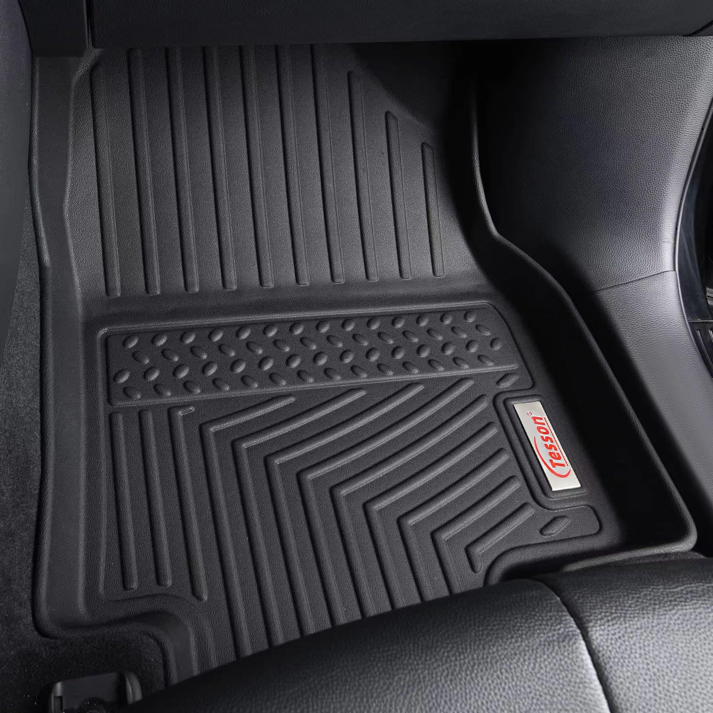 Tesson Floor Mats for 2025 2026 Nissan Murano,Cargo Mats for 2025+ Murano Accessories All Weather Custom Full Set Liner Heavy Duty TPE Winter Slush Car Floor mat