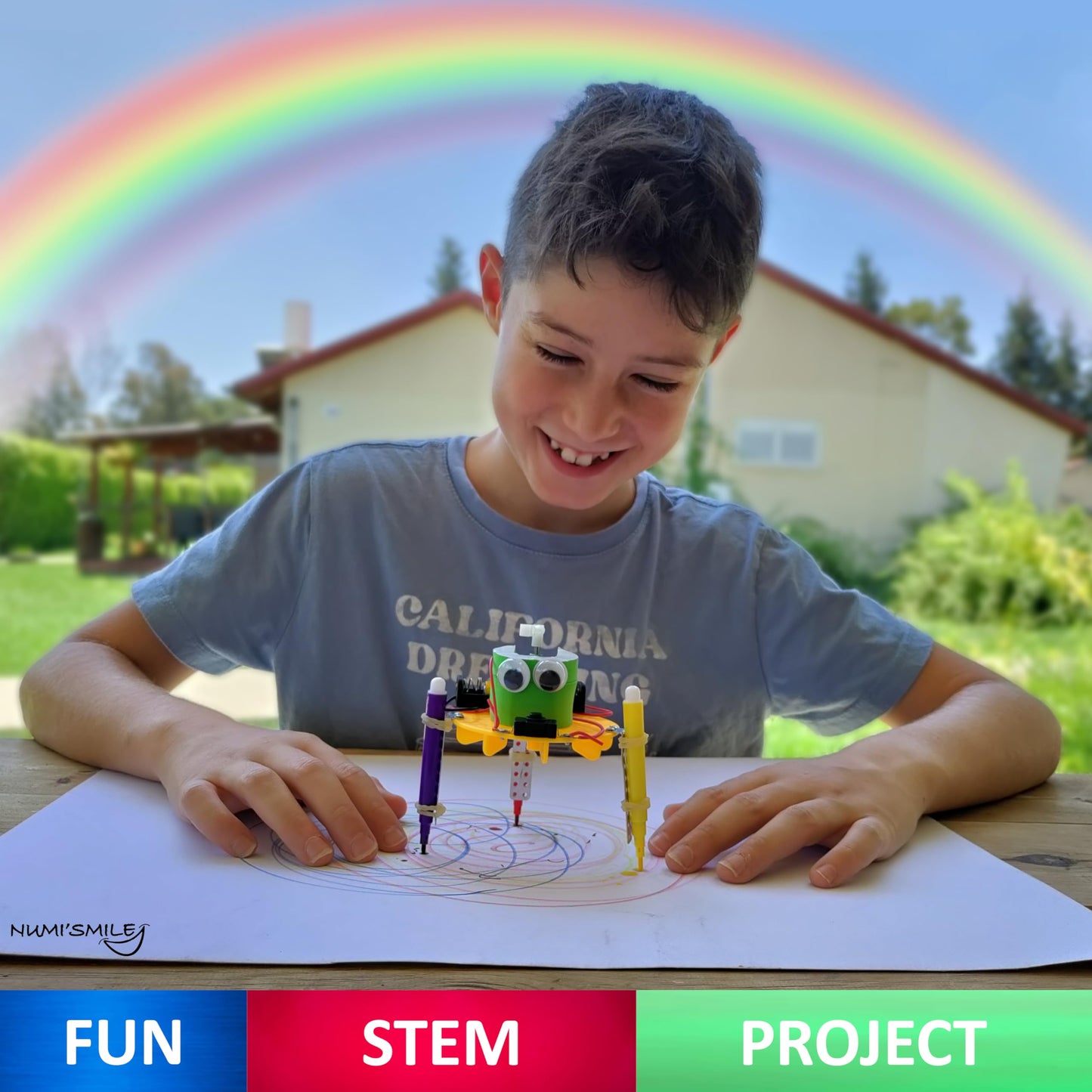 Make Your Own Space Night Light & DIY Robotic Kit, Arts and Crafts for Boys & Girls Ages 5 6 7 8 9 10 11 12 Years Old, Kids Crafts & STEM Projects, Best Birthday Present for Boys