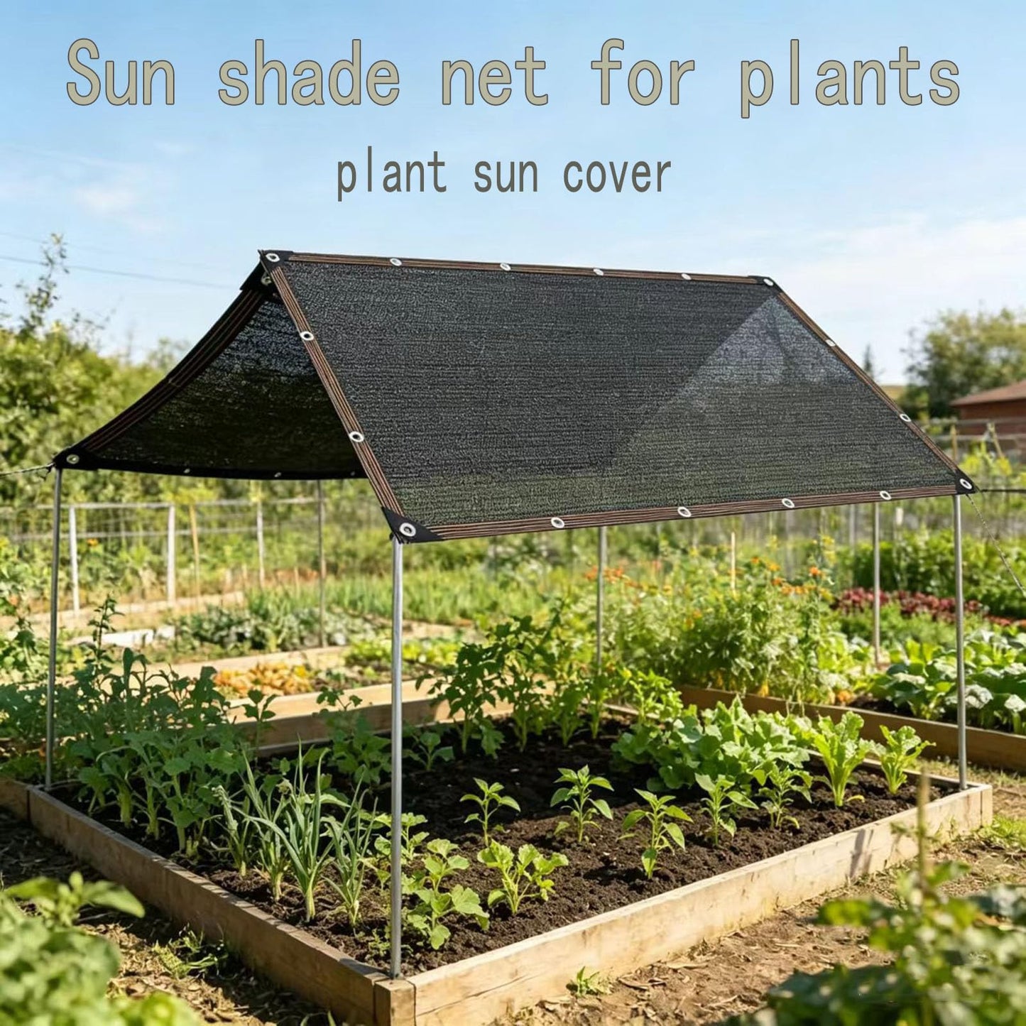 Shade Cloth, 90% Shading Rate Sun Shade sail Durable mesh tarp,Plant Shades for Outdoor Plants Sunshade, Shade Cloth for Garden,Dog Kennel Cover,greenhouses, Patio net (Black, 1.8 * 3.6M/6 * 12FT)