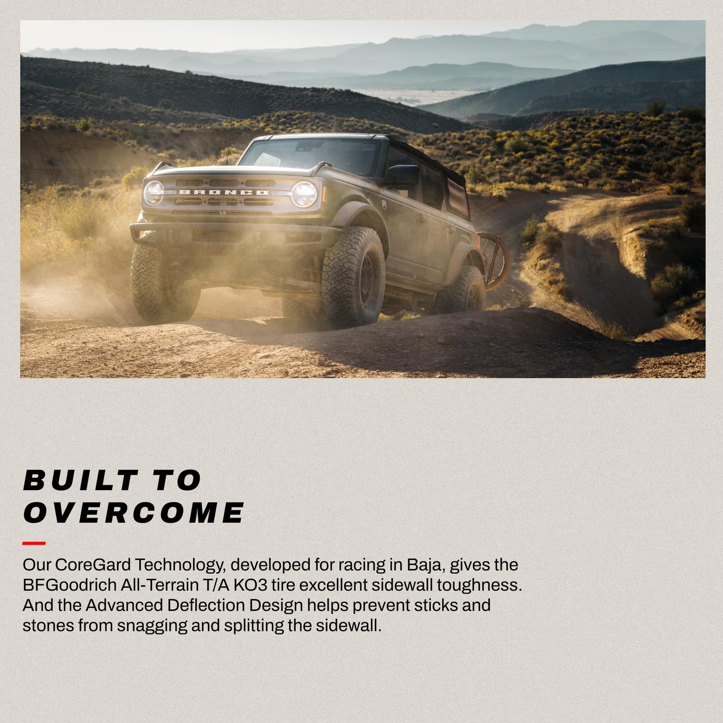 BFGoodrich All-Terrain T/A KO3 Car Tire for Light Trucks, SUVs, and Crossovers, LT275/65R20/E 126/123S LRE