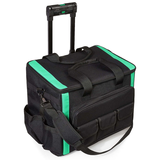 Amazon Basics Tool Rolling Bag, Black, 20 Pockets (Previously Denali Brand)
