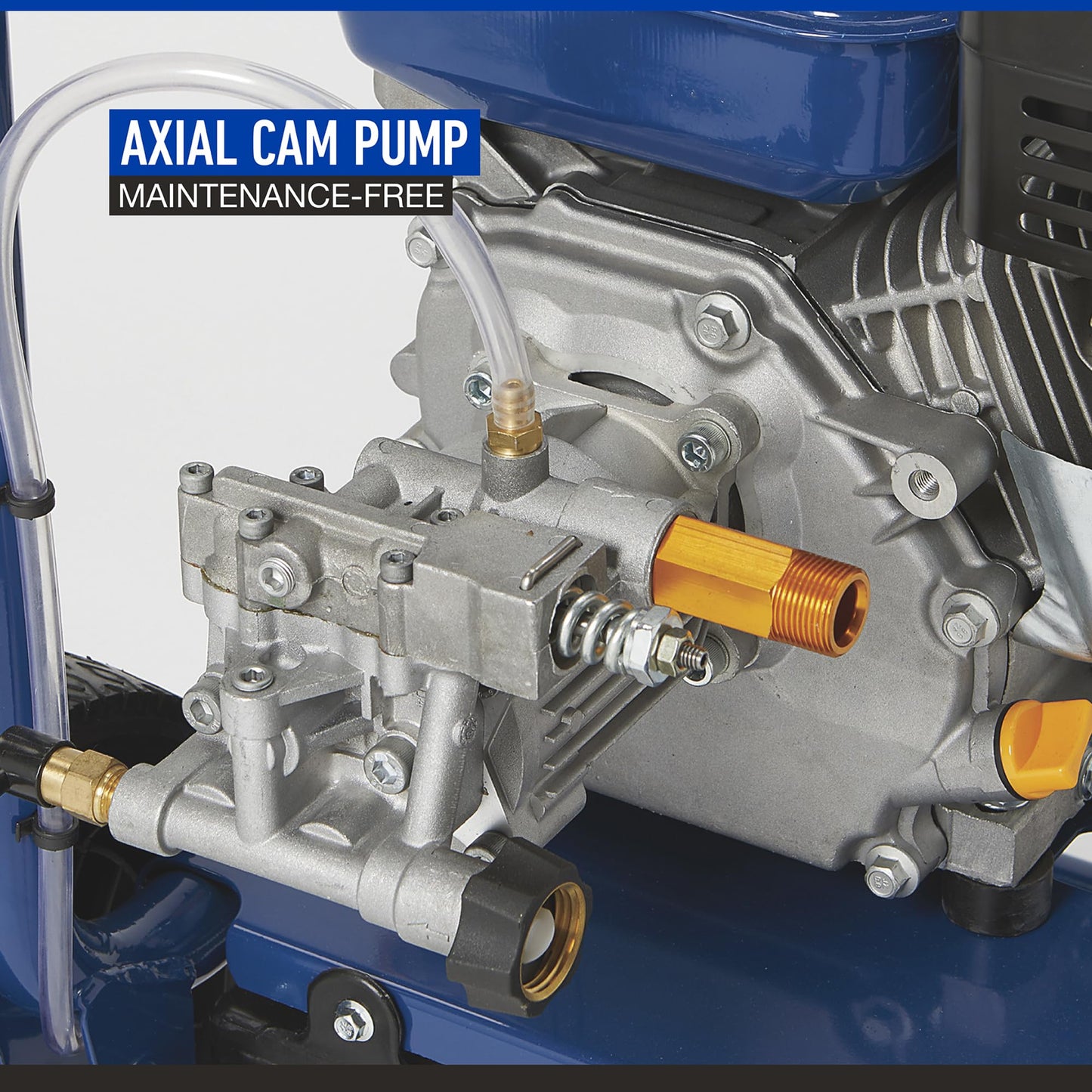 Powerhorse Gas Cold Water Pressure Washer, 3400 PSI, 2.7 GPM, Maintenance-Free Axial Pump, Steel Tube Frame