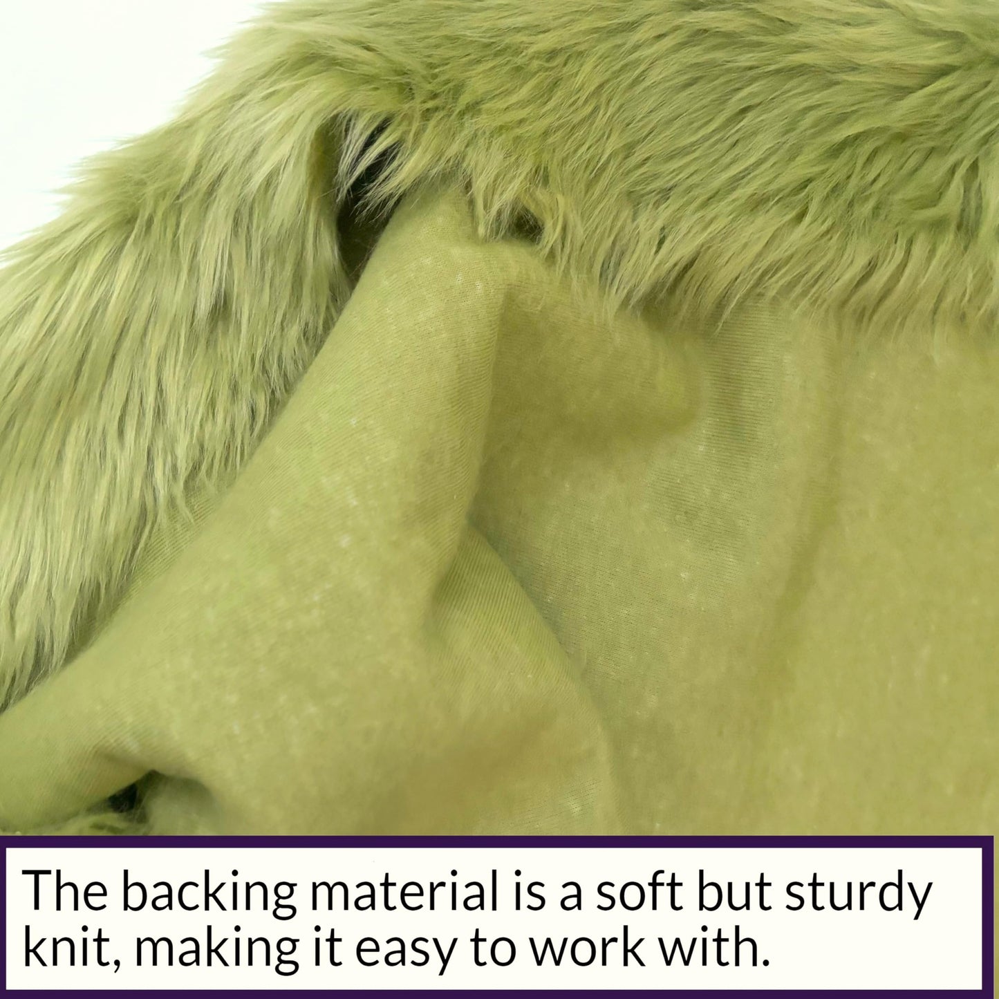 Bianna Olive Green Faux Fur Fabric, by The Yard, American Seller, Luxury Shag Shaggy Material for Crafting, Sewing, Costumes, Fursuits, Home Decor (5x60 inches)