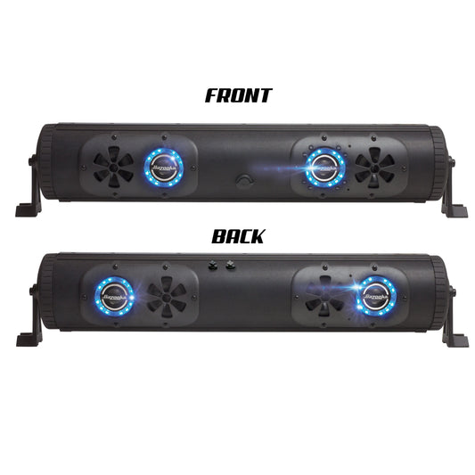 Bazooka 24 Inch Double-Sided Bluetooth G2 Party Bar Speaker System & LED Illumination System for Off Road, Golf Cart, Marine, and Outdoor | BPB24-DS-G2