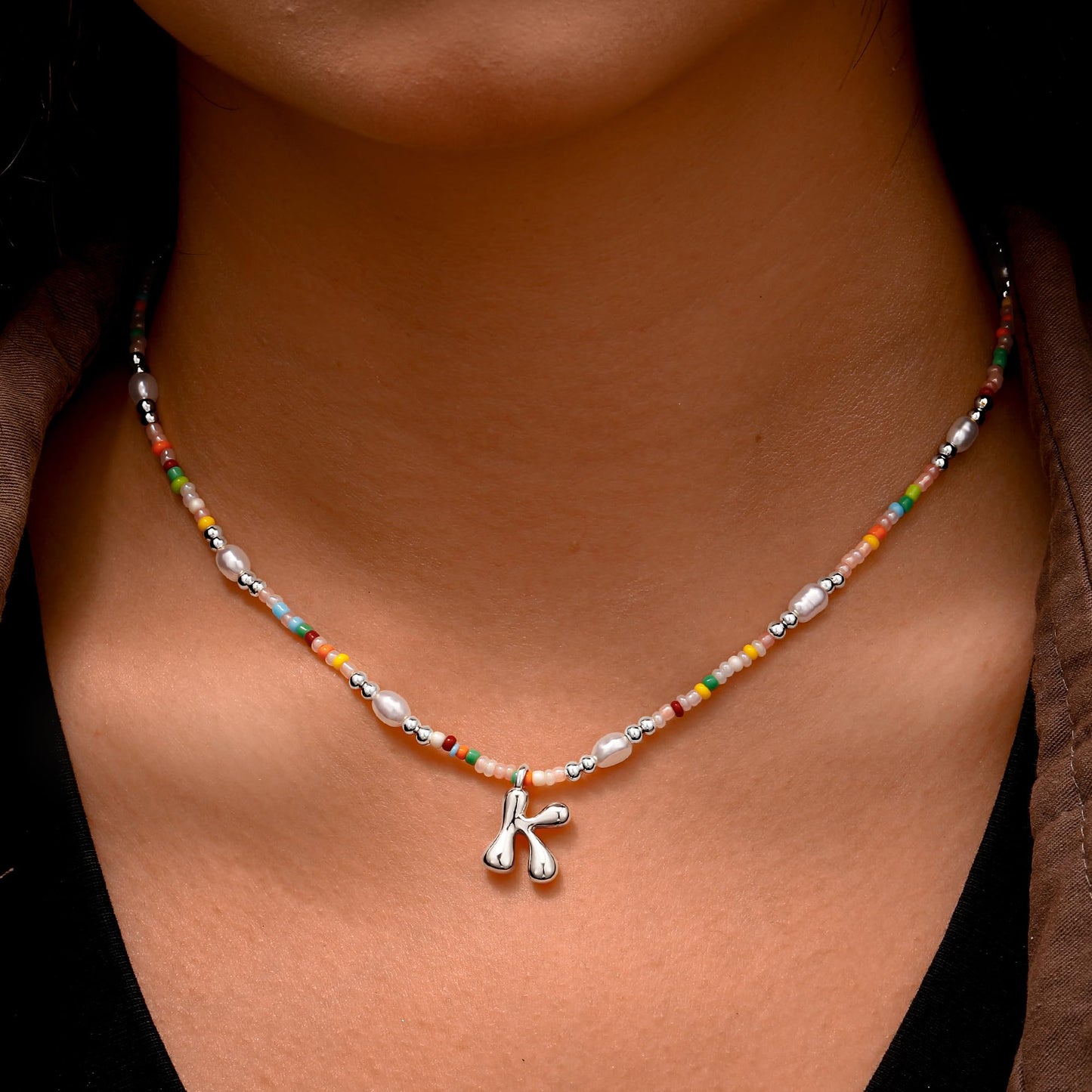 Ritach Pearl Necklaces for Women Girls - Initial I Necklace Pearl Necklace Letter Necklace for Girls Gifts for Teen Girl Gifts Trendy Stuff Initial Necklaces for Women Jewelry